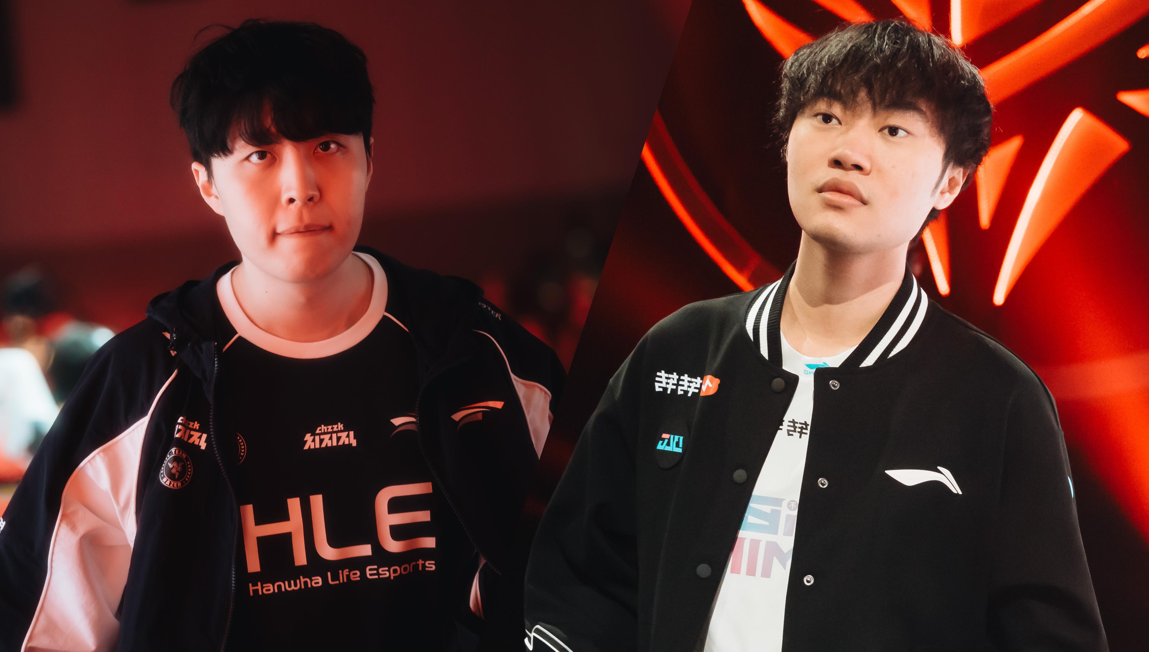 This is BLG and HLE's third international matchup ever. Credit: Colin Young-Wolff/Riot Games