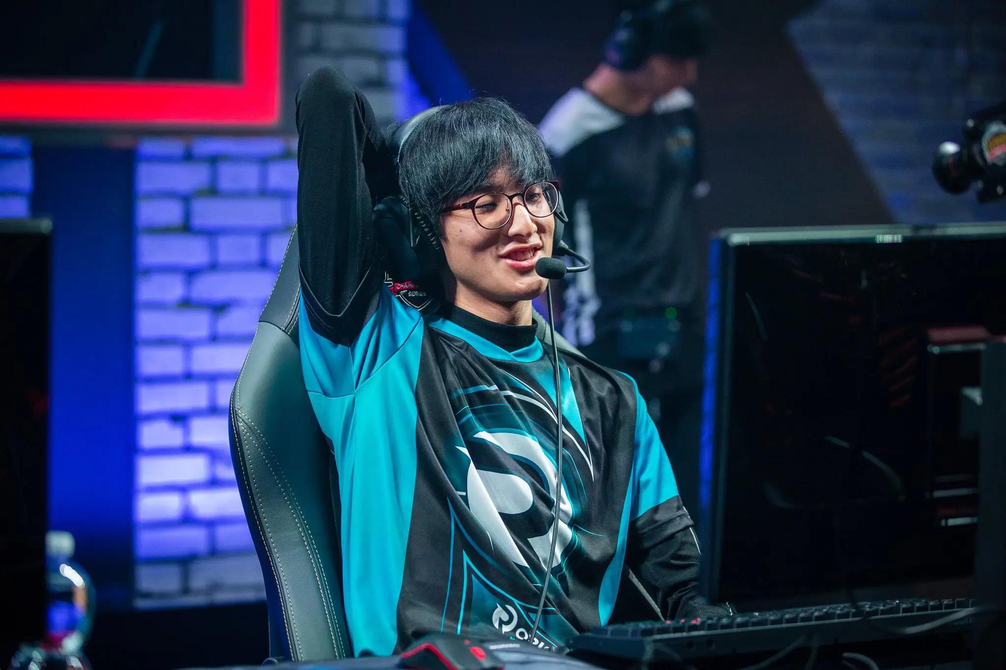 Yoo "Naehyun" Nae-hyun, competing for Origen in the EU LCS back in 2017.