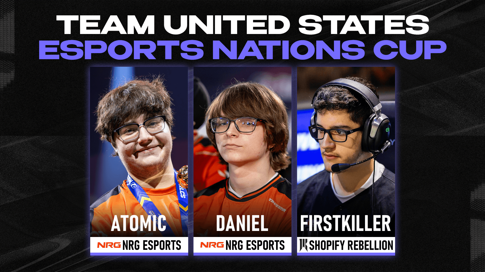 USA ENC Rocket League Roster. Credit: Sheep Esports