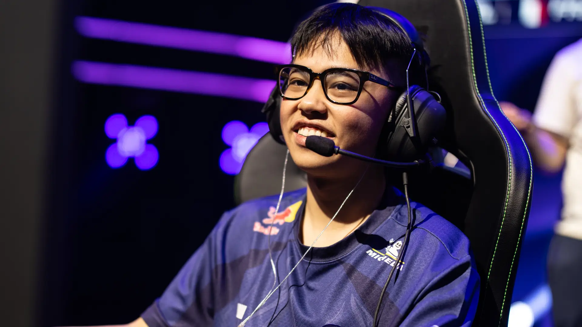 Johnny "Yukino" Dang, jungler of Karmine Corp Blue at EMEA Masters 2025 in Paris.