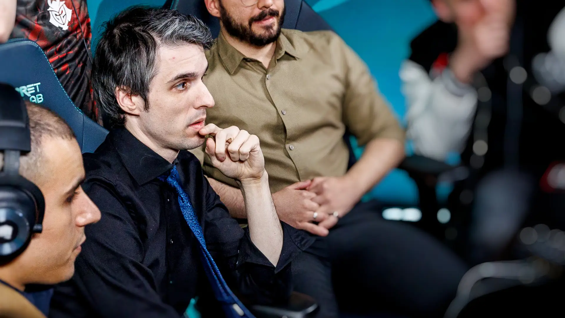 Dylan Falco, head coach of G2 Esports in the 2025 LEC Winter Split.