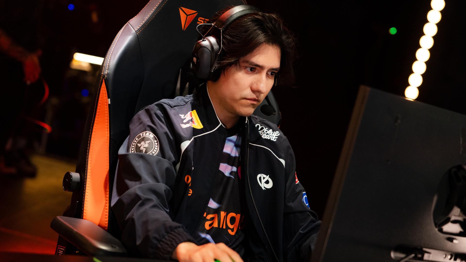 Martin "Yike" Sundelin, jungler of Karmine Corp. Credit: Charles Michalet/Riot Games