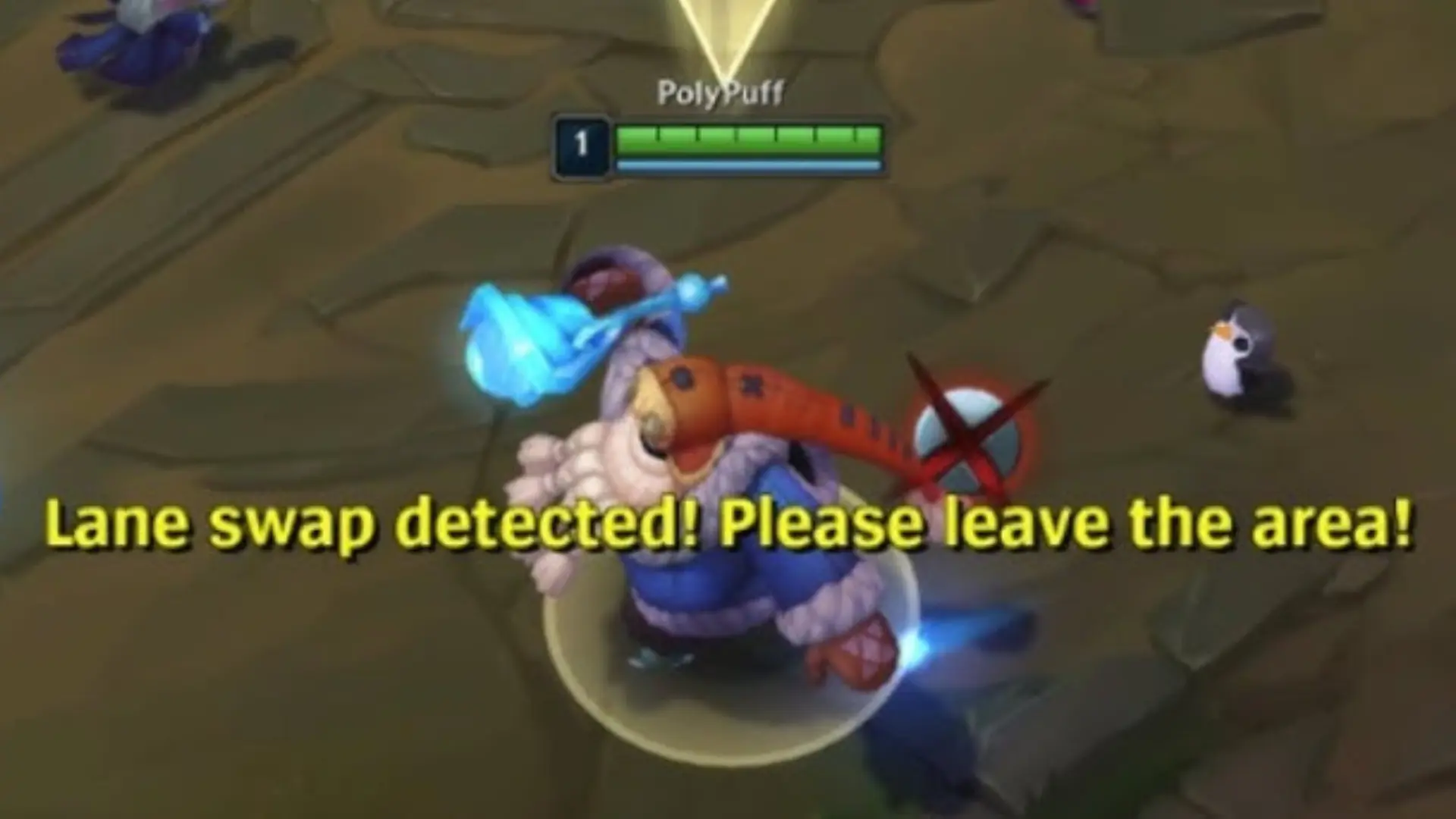 Lane swap detected