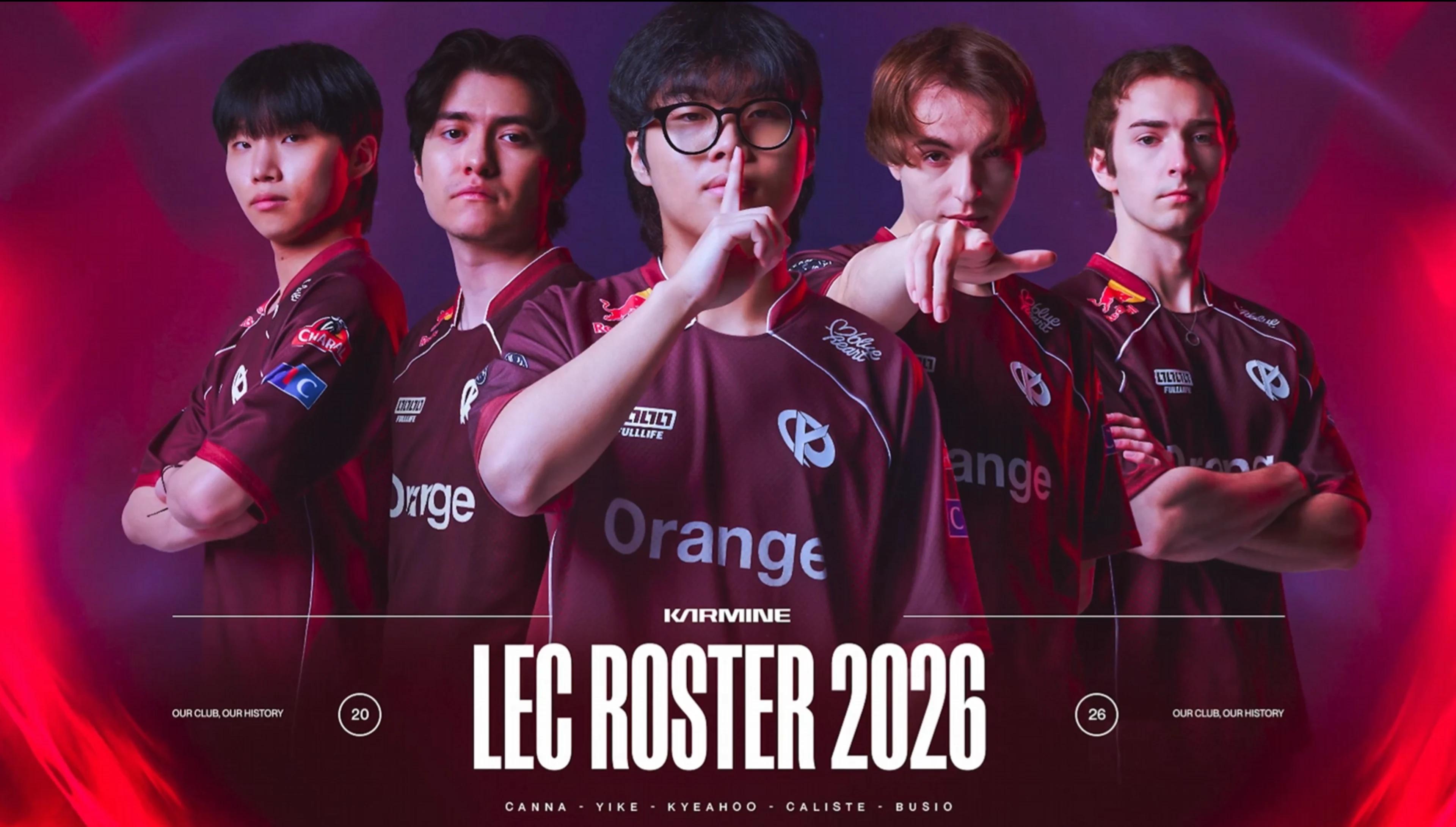 During the livestream, Karmine Corp announced several departures as well as their new rosters across VCT EMEA, VCT GC, the LFL, the LEC, and the Nexus League.