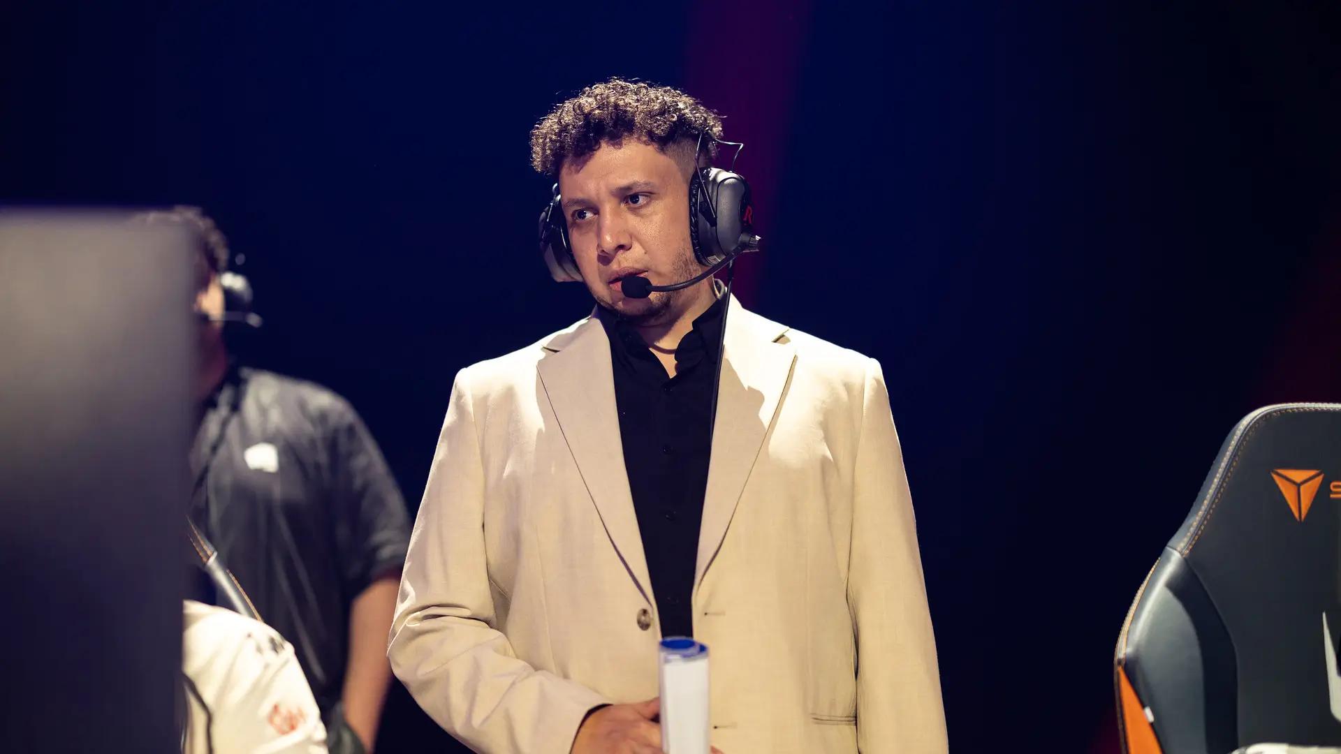 Yanis "Striker" Kella, head coach of Shifters. Photo Credit: Elliot Le Core/Riot Games