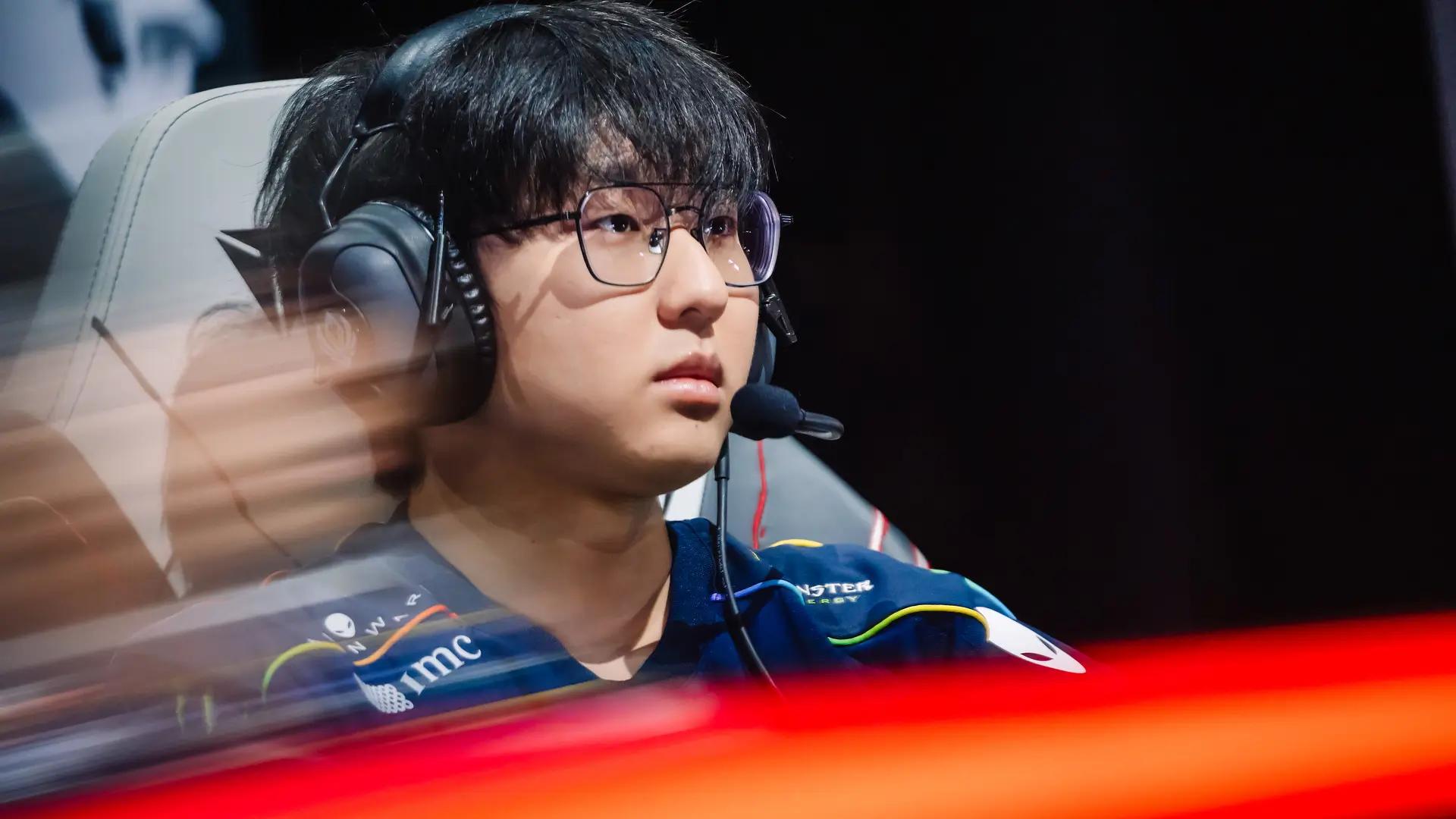 Sean "Yeon" Sung, AD Carry of Team Liquid Alienware. Photo Credit: Colin Young-Wolff/Riot Games