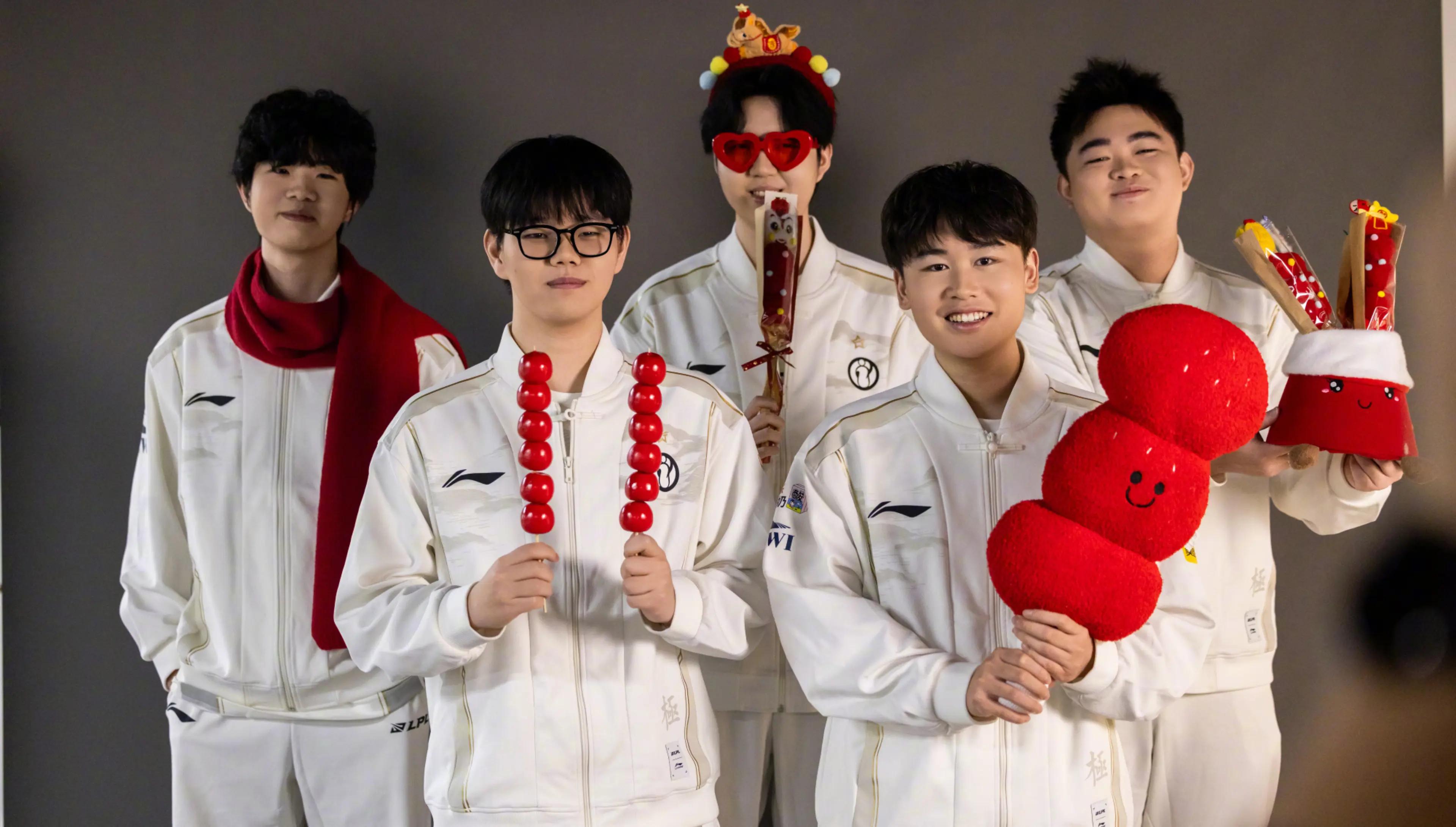 The Invictus Gaming roster that won the Demacia Cup: Soboro, Wei, Renard, Photic and Jwei. Credit: Invictus Gaming