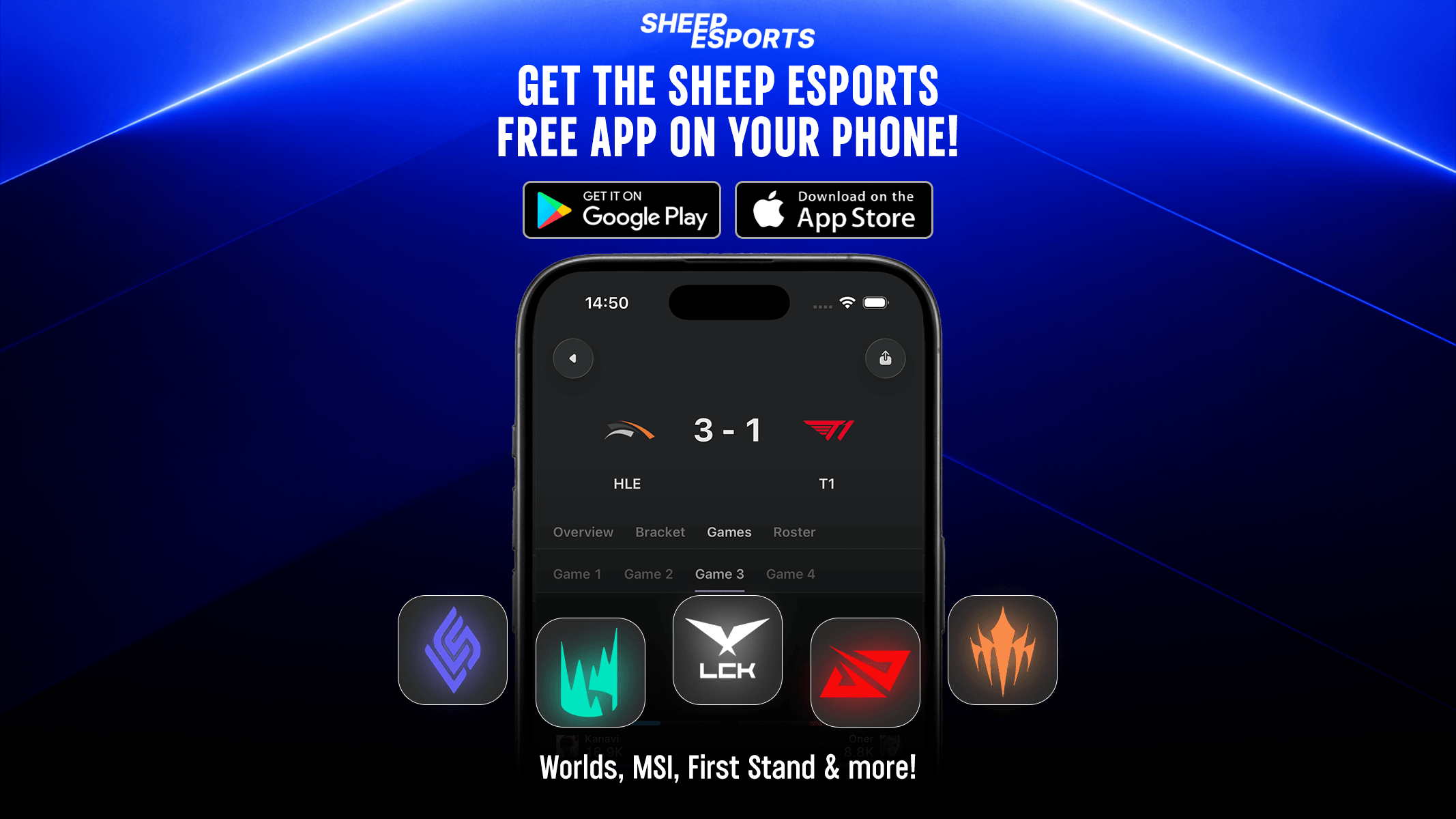 Sheep Esports app announcement. Credit: Sheep Esports