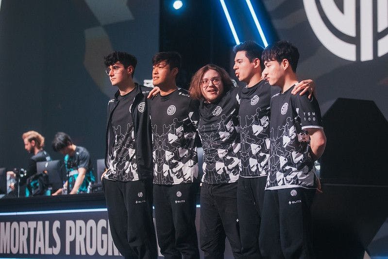 TSM poses onstage
