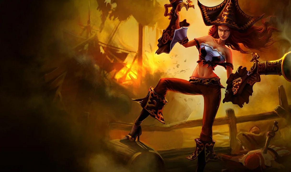 Miss Fortune old Splash art. Credit: Riot Games