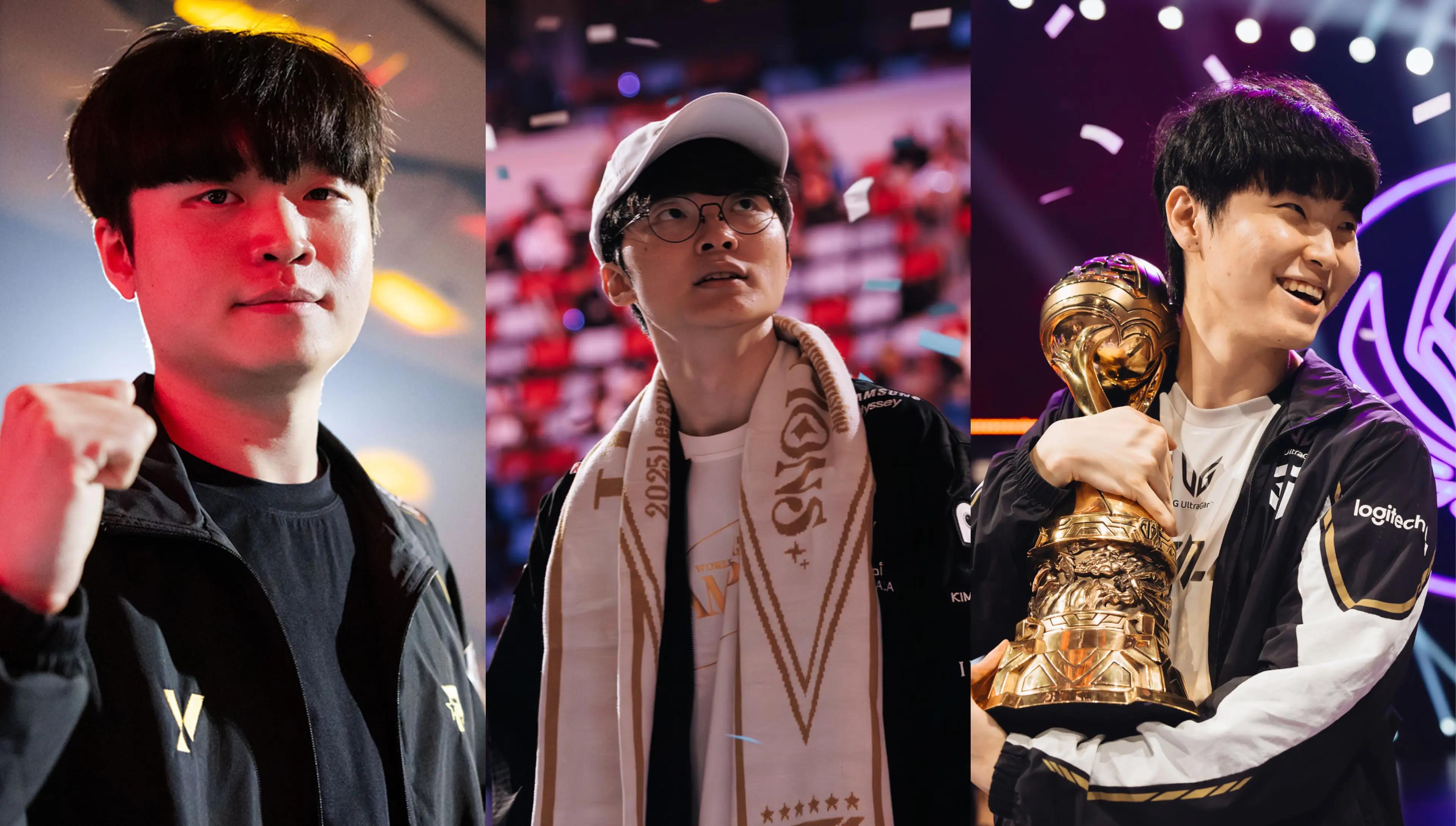 KT Rolster Bdd/T1 Faker/Gen.G Chovy