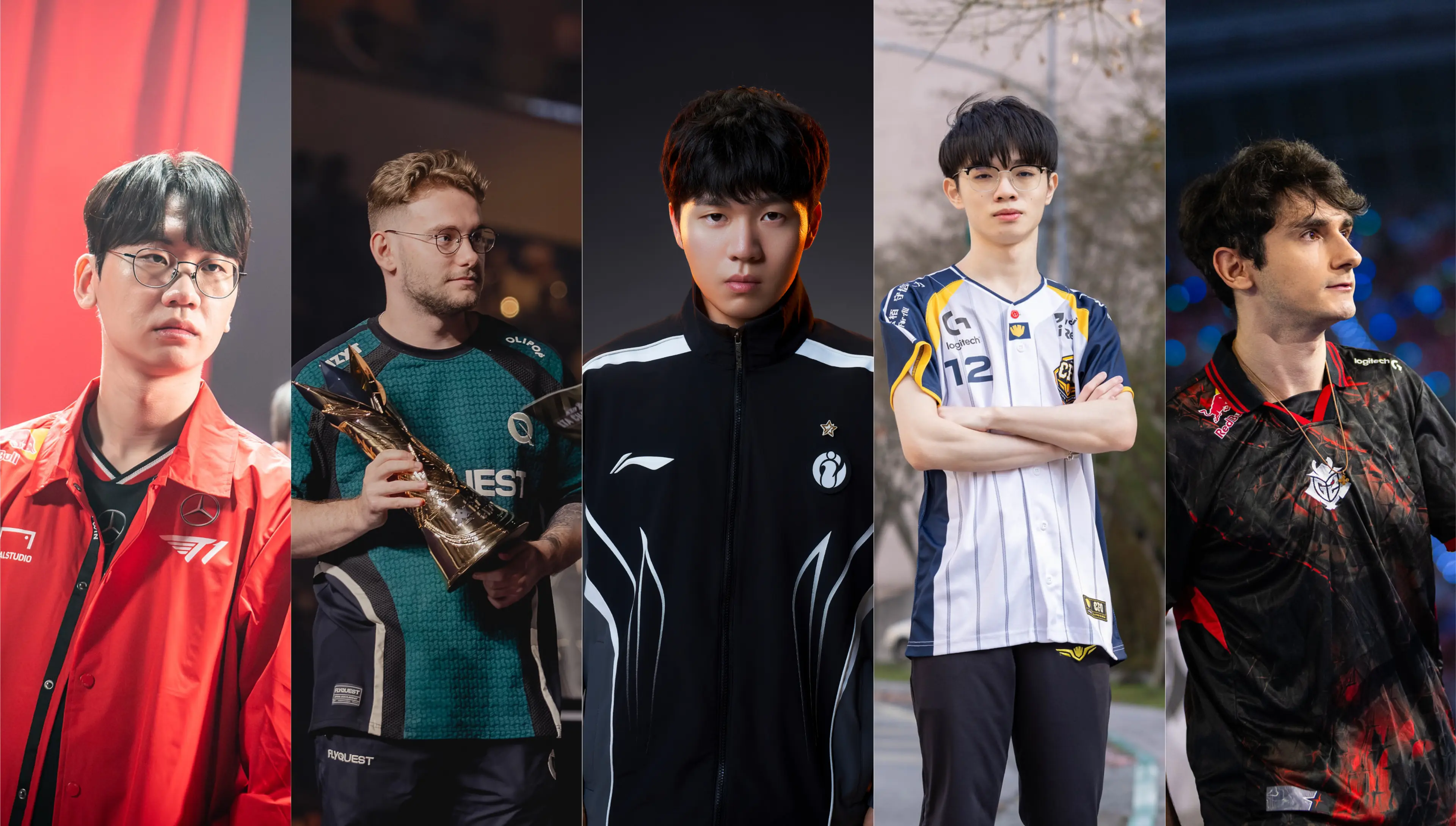 T1 Doran/Fly Inspired/IG Rookie/CFO Doggo/G2 Labrov