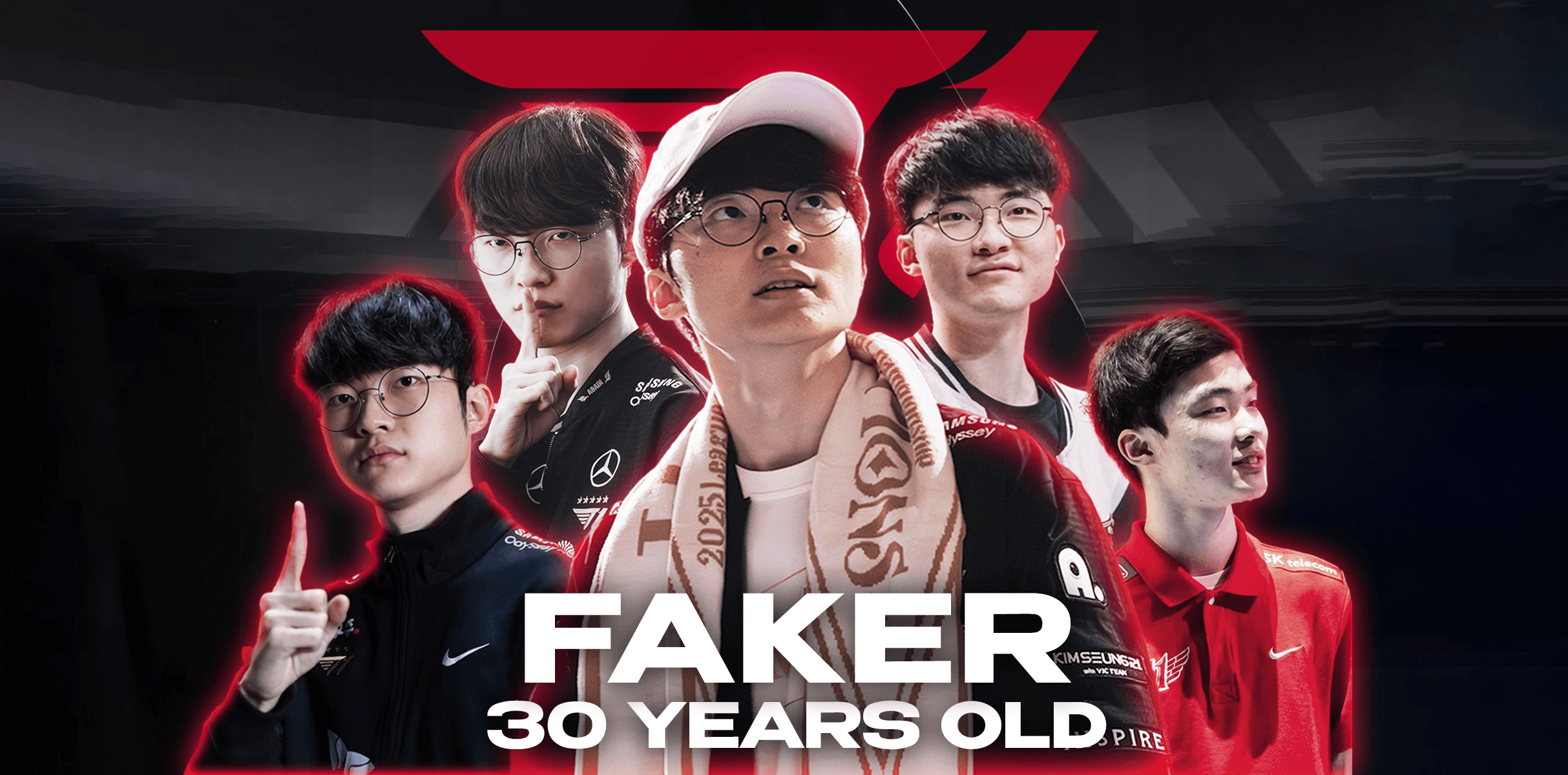 Faker 30 years celebratory graphic. Image by Sheep Esports.
