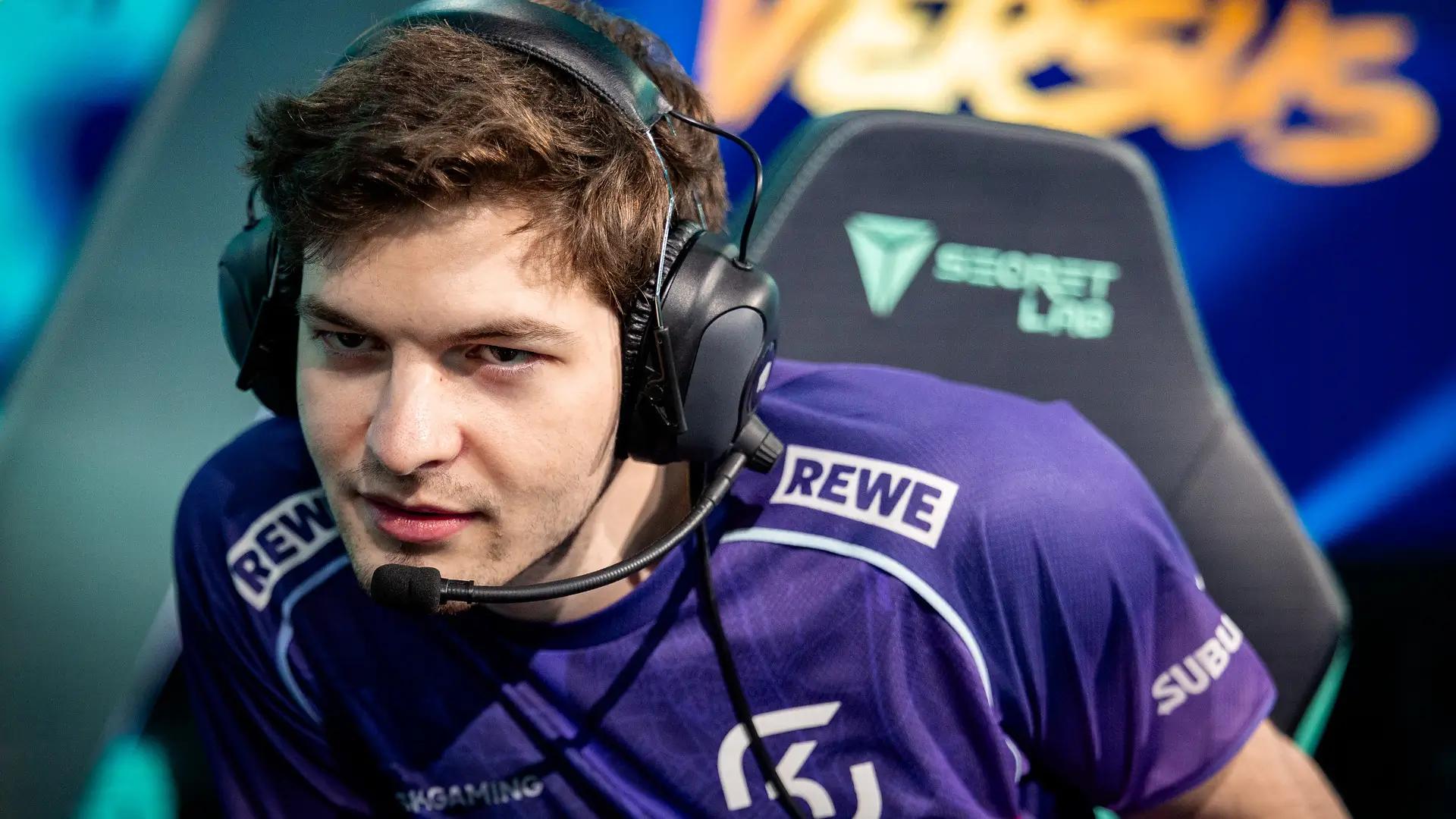 Mihael "Mikyx" Mehle, support of SK Gaming in the 2026 LEC Versus. Photo Credit: Wojciech Wandzel/Riot Games