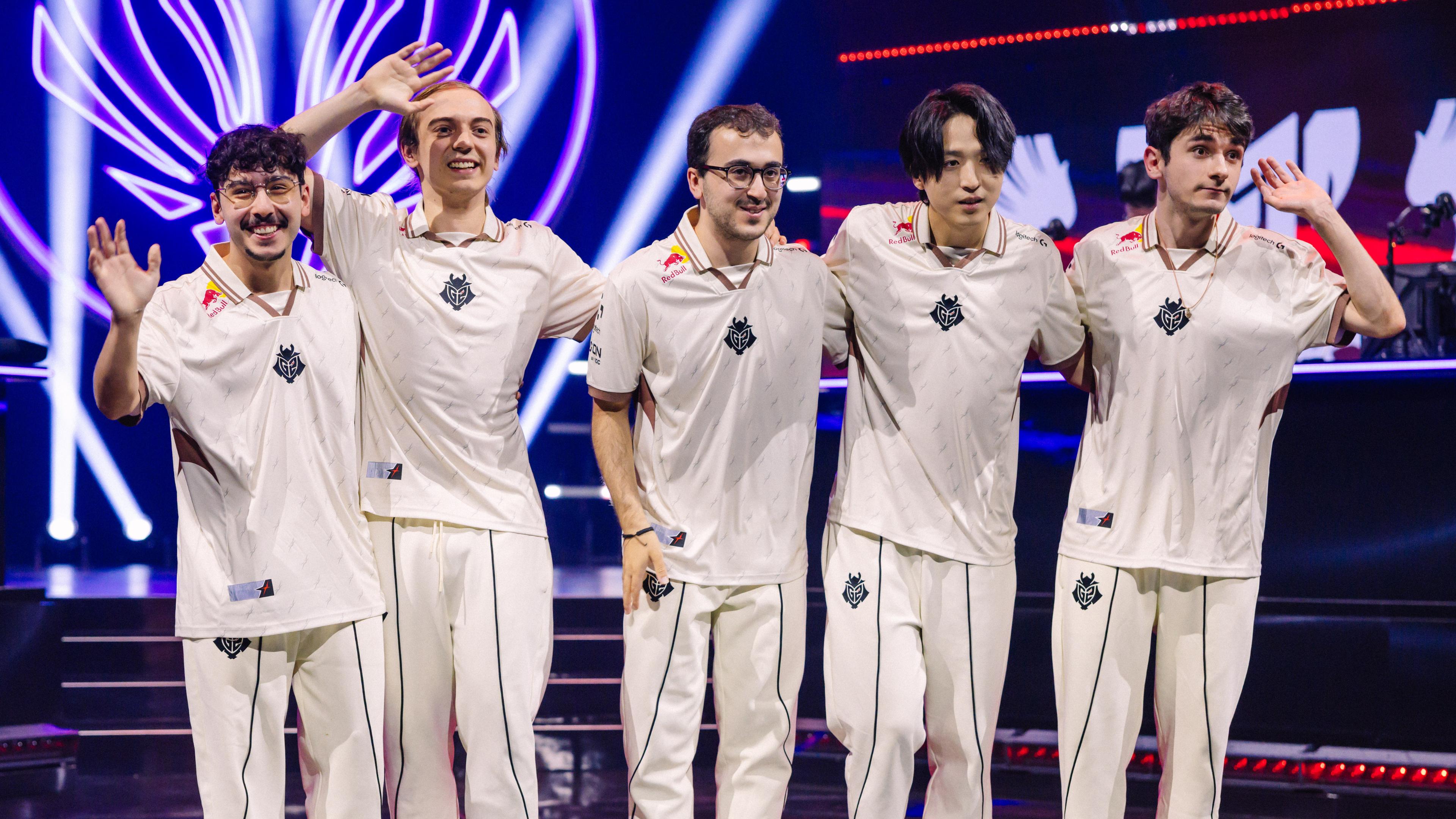 G2 after defeating GAM at MSI 2025