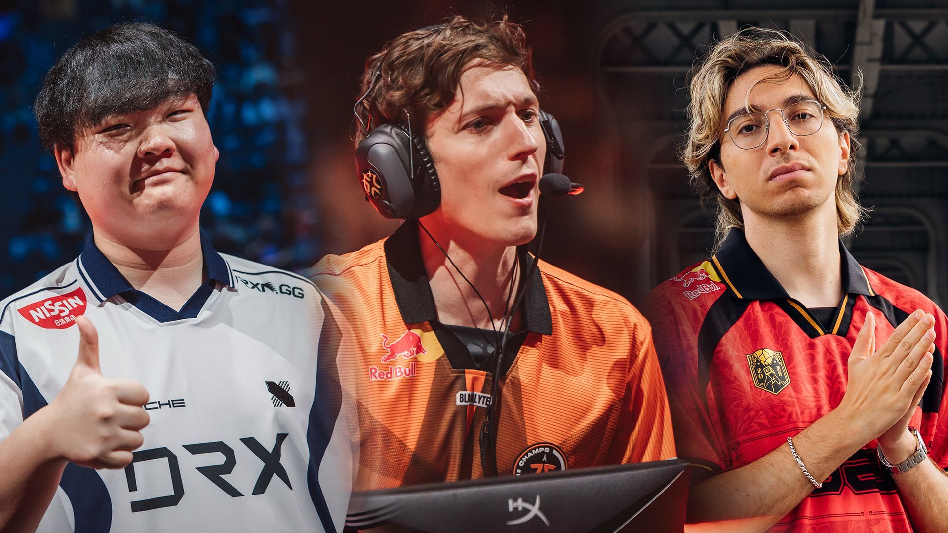 MaKo, Boaster, & johnqt. Credit: Riot Games/Sheep Esports