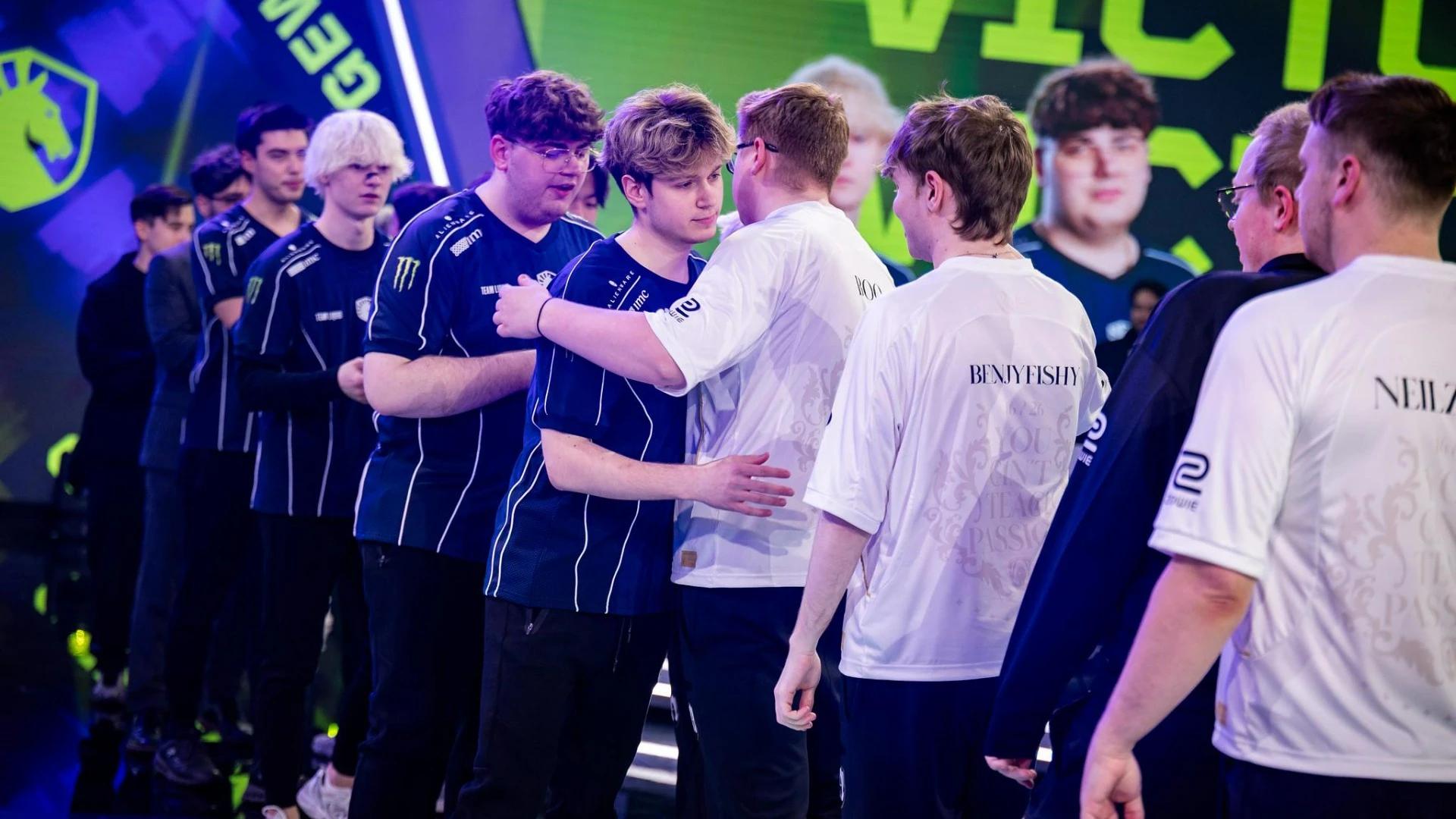 Team Liquid and MiniBoo won against Team Heretics and Boo in the lower bracket. Credit: Wojciech Wandzel/Riot Games