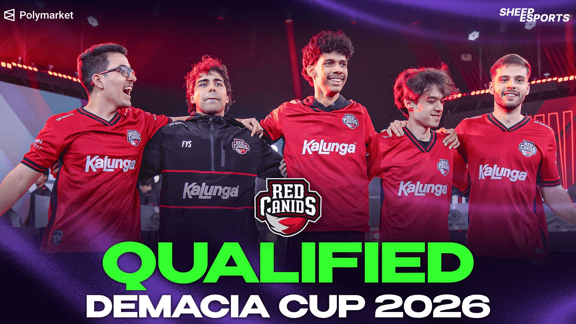 RED Canids gears up for Demacia Cup | PhotO Credit: Sheep Esports