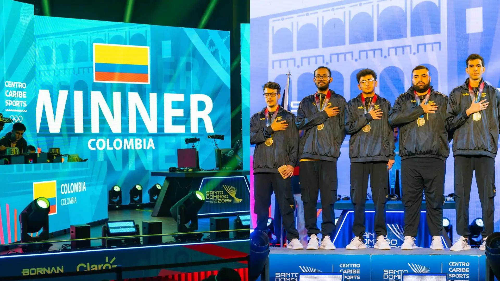 Gold for Colombia at CAC Games. Credit: olimpicocol on Instagram