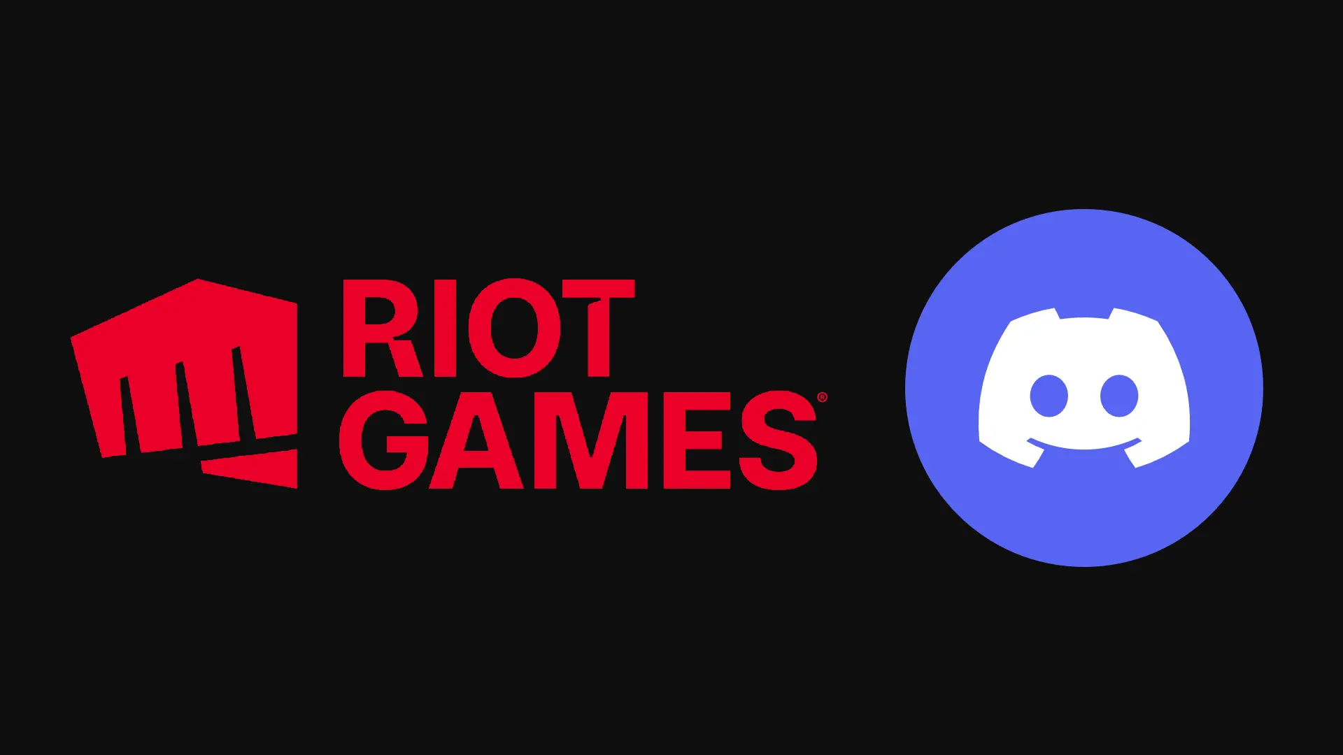 The Riot Games and Discord logos