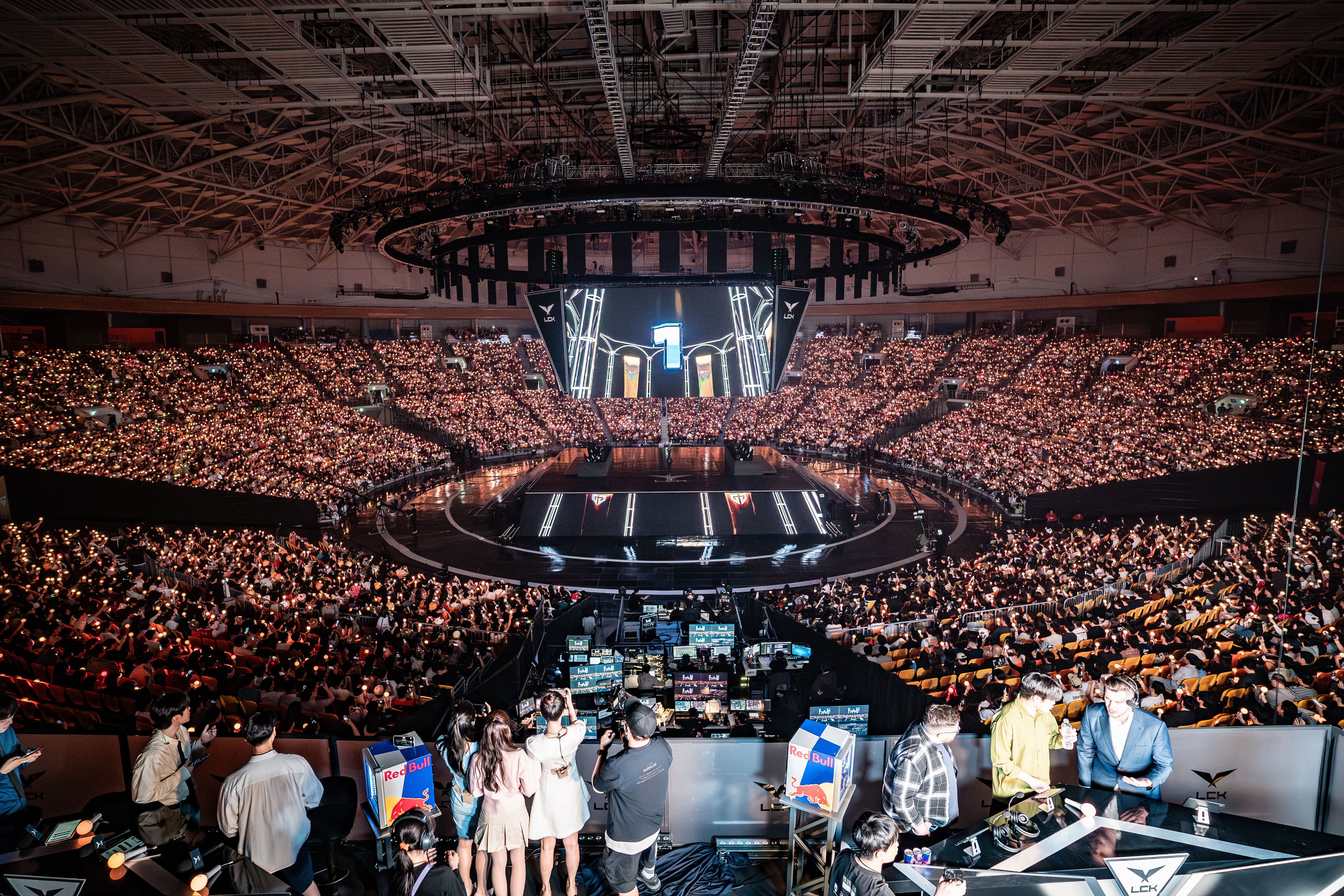 KSPO Dome, the venue for the 2024 LCK Spring Finals. Credit: Riot Games and the LCK