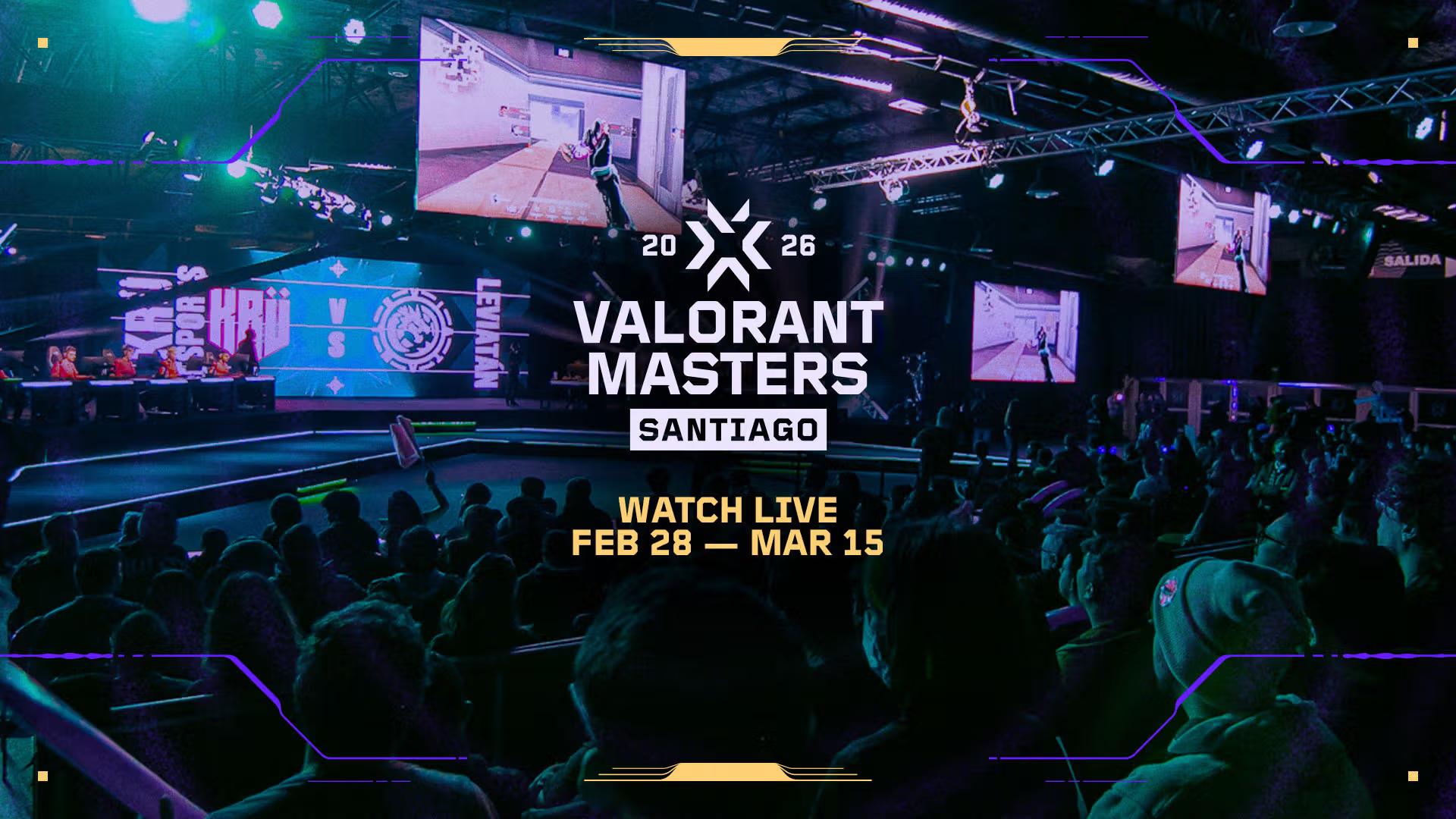 The Santiago Masters will begin on February 28. Credit: VALORANT/Riot Games