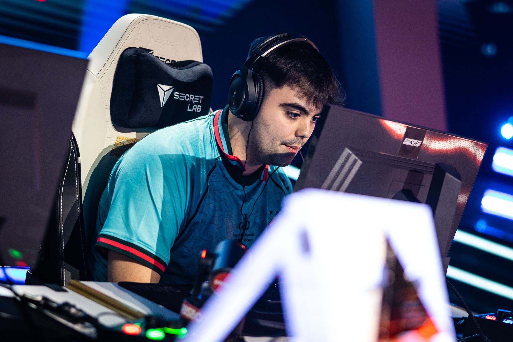 AtomiK competes with Twisted Minds at the Esports World Cup 2025. Credit: Sophie Barrowclough