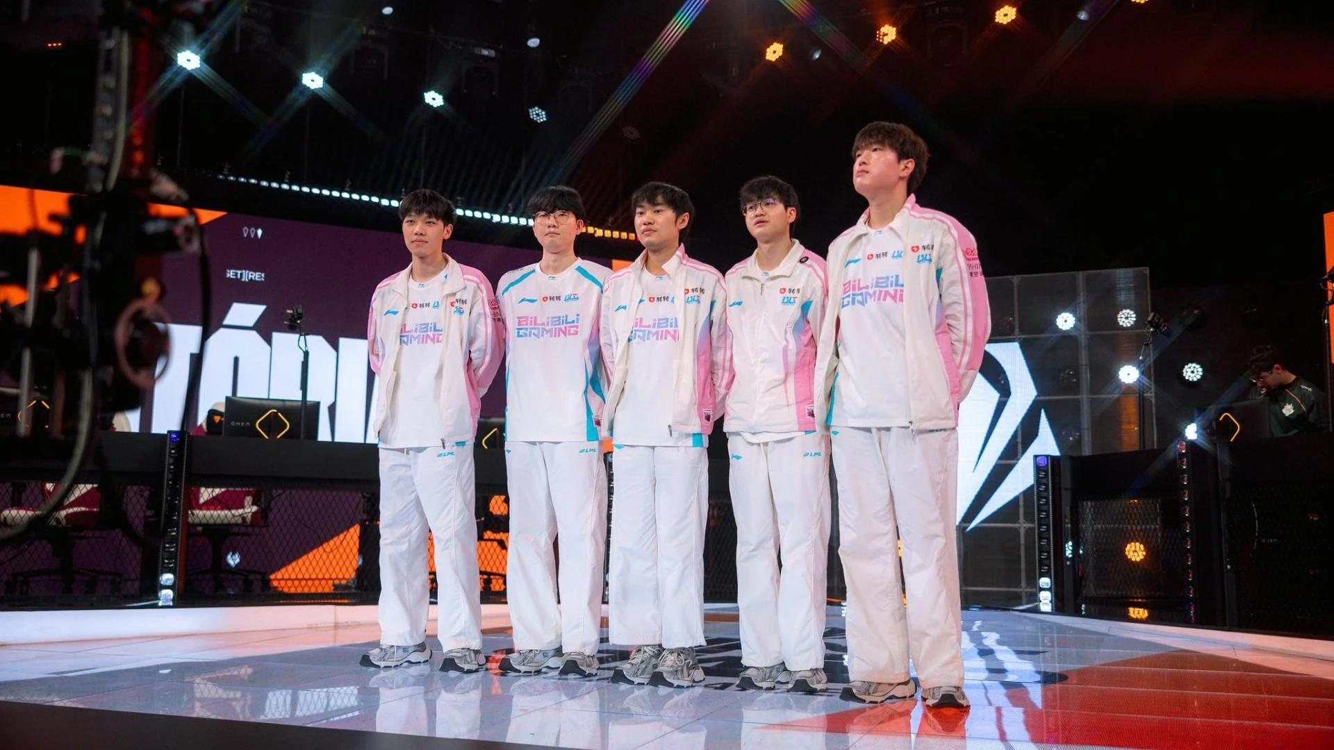 BLG let no room for doubt against G2 Esports. Credit: Bruno Alvares/Riot Games