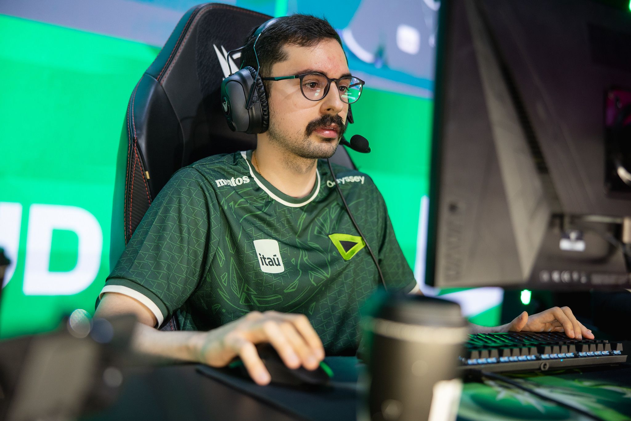 Shini during the LTA South Split 2. Credit: Bruno Alvares/CBLOL