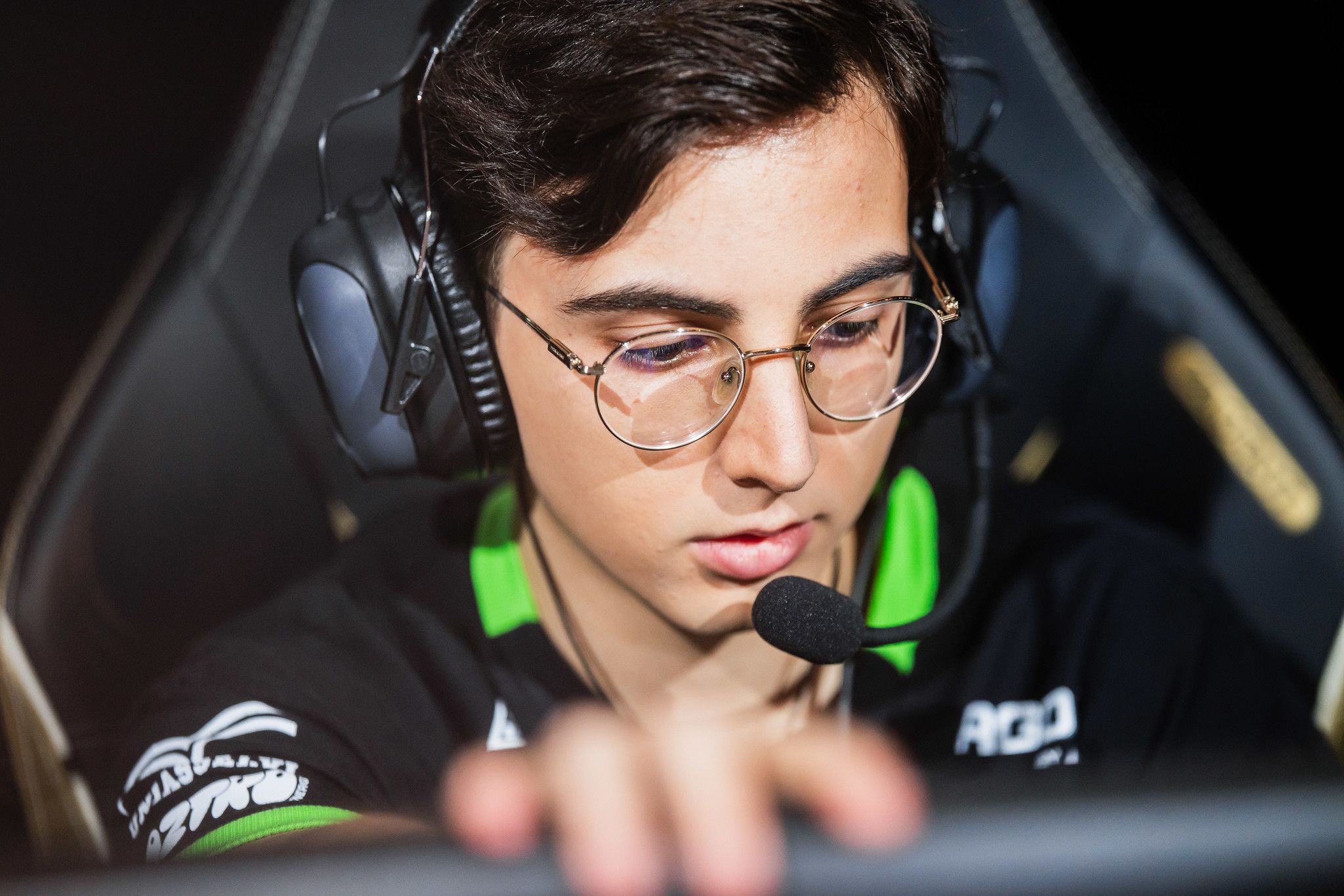 LOUD DaviH during VALORANT Champions Shanghai. Credit: Colin Young-Wolff/Riot Games