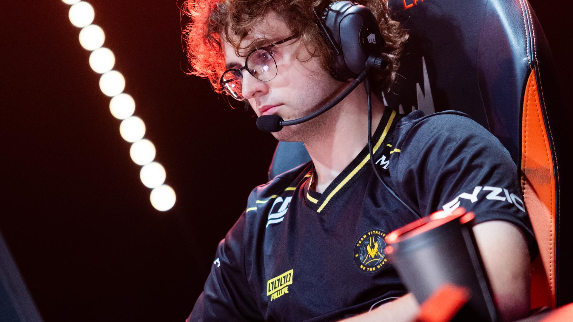 Carzzy during the match against Karmine Corp at the KC Roadtrip. Credit: Charles Michalet/Riot Games