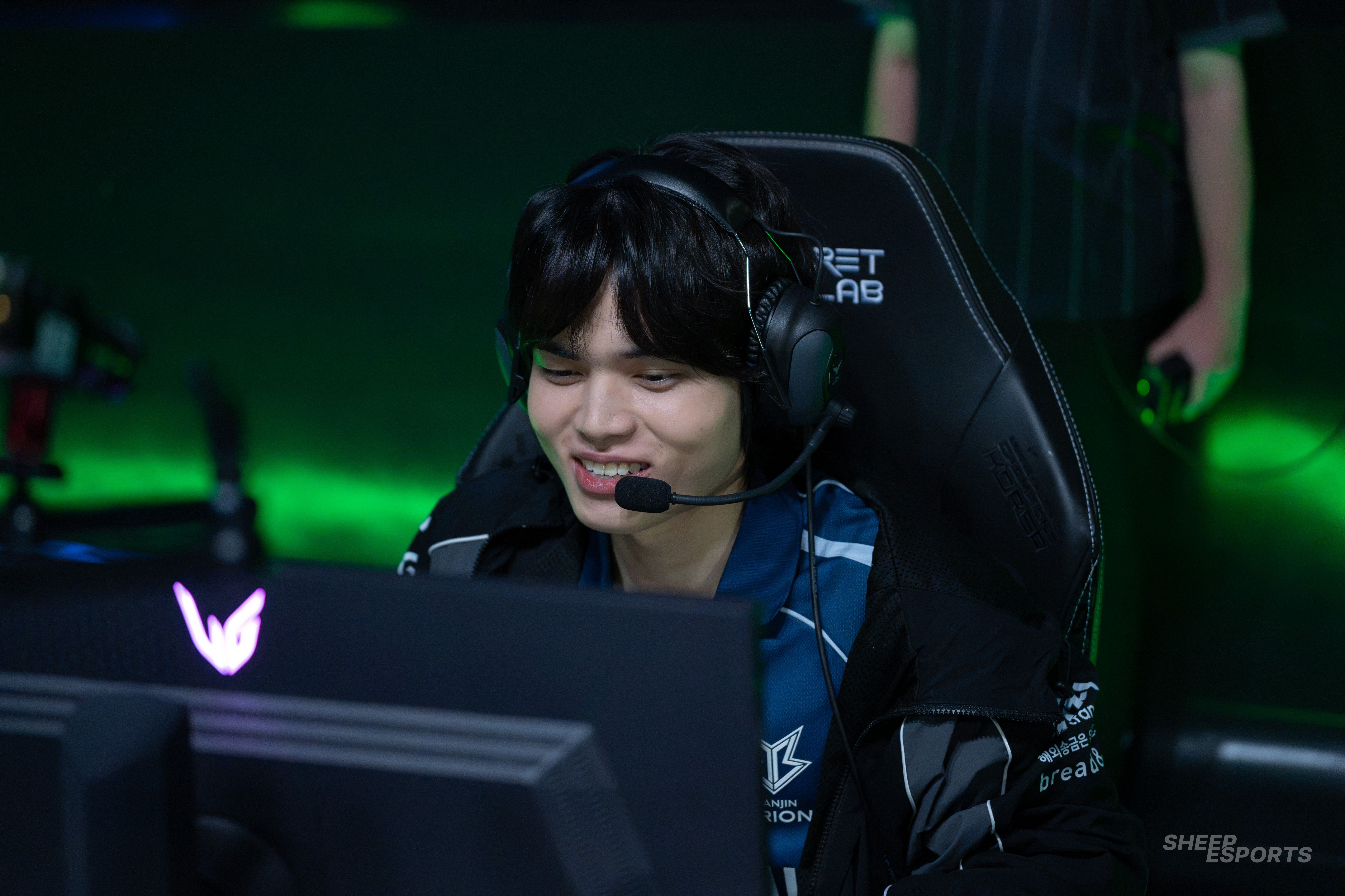 Roamer on LCK Stage. Credit: Grégoire "Aries" Bgz / Sheep Esports KR