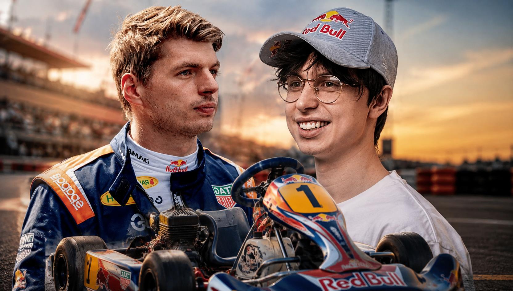 Caedrel will be one of 100 drivers racing against Max Verstappen. Credit: Sheep Esports