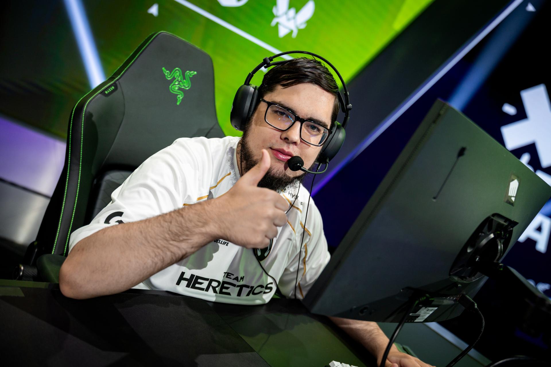 Koshmaras the new addition of Team Heretics roster. Credit: Wojciech Wandzel/Riot Games
