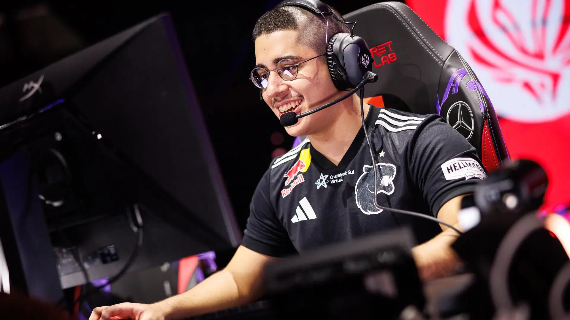 Pedro "Tatu" Seixas, jungler of FURIA at MSI 2025.