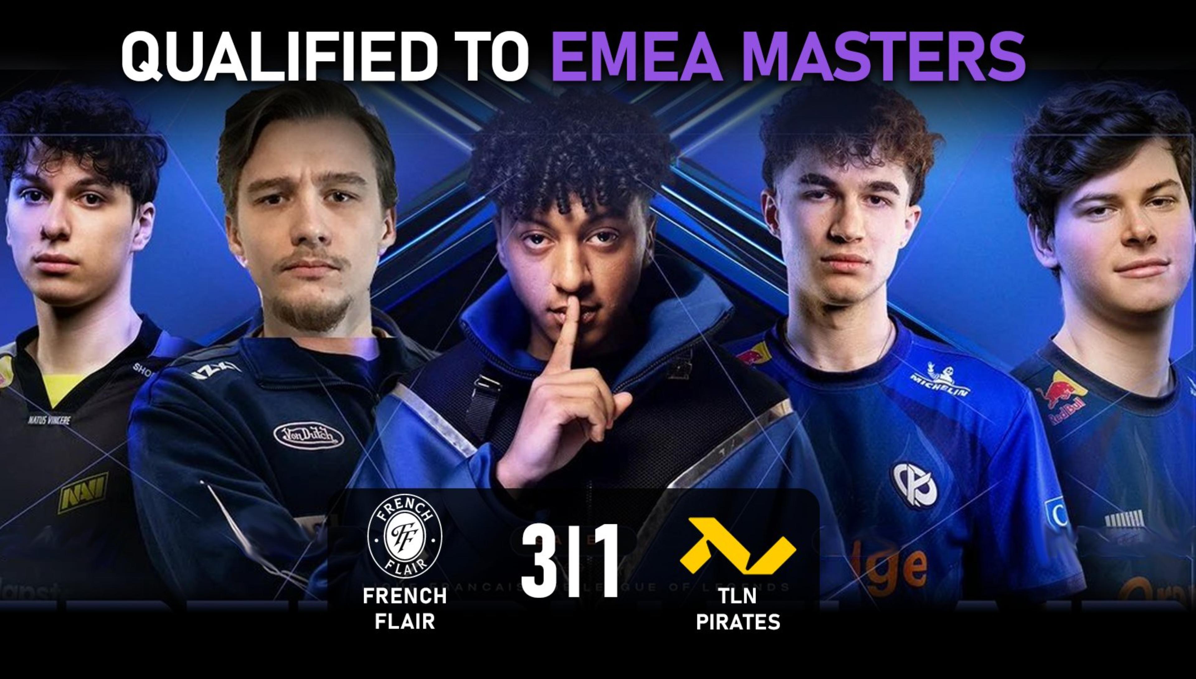 French Flair will be minimum seed 3 from LFL at EMEA Masters Winter 2026. Credit: OTP/Sheep Esports
