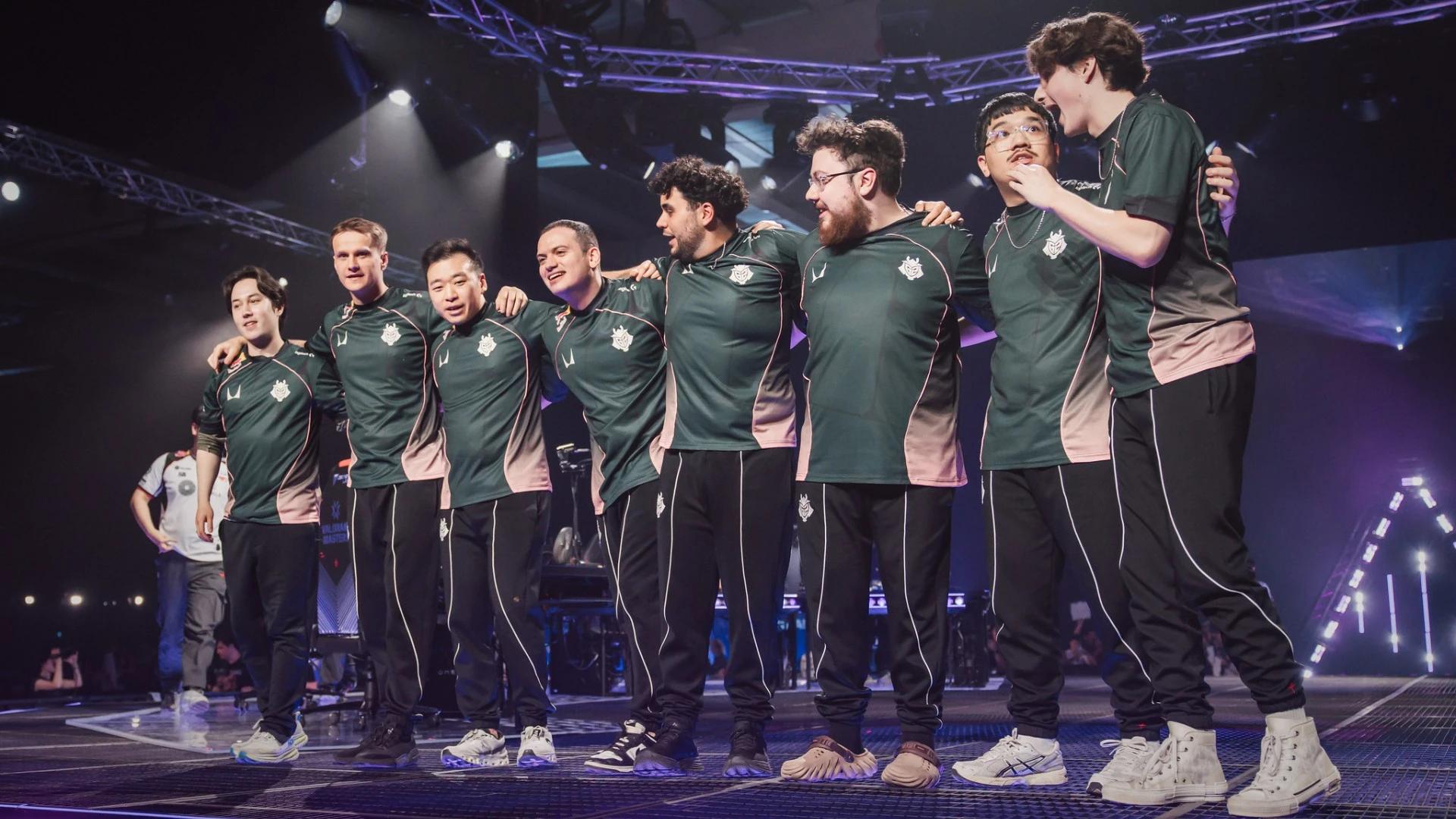 After defeating T1, G2 reached the next stage of Masters Santiago. Credit: Colin Young-Wolff/Riot Games