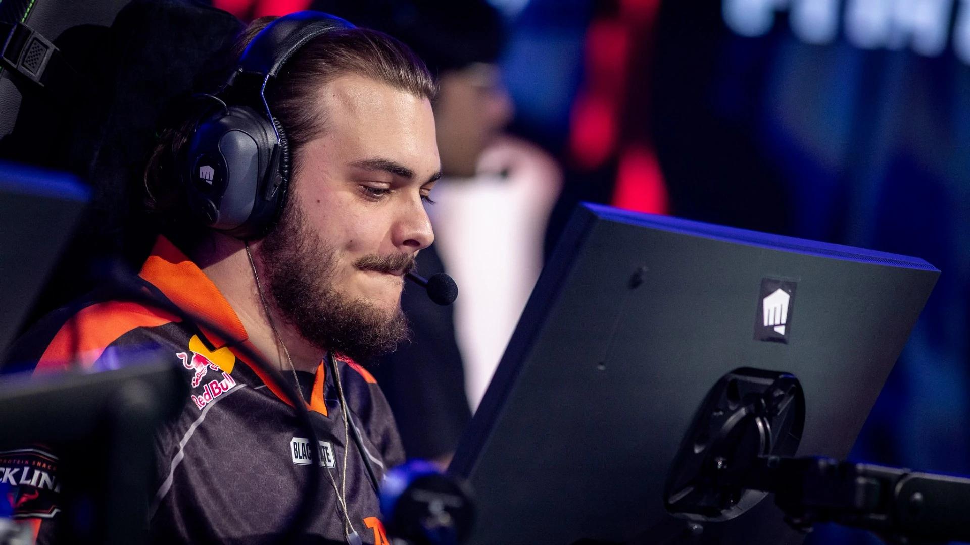 Despite a great performance against his former team M8, Veqaj couldn't prevent his team elimination from the Kickoff. Credit: Wojciech Wandzel/Riot Games