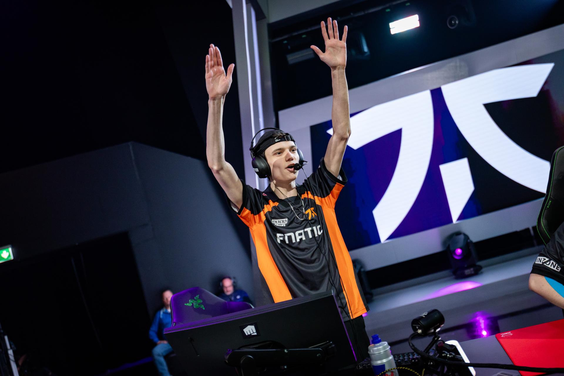 CyvOph during the game against VITALITY. Credit: MichaÅ Konkol/Riot Games