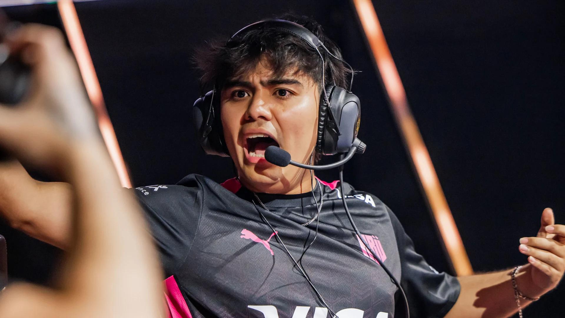 Shyy on stage during Champions 2024. Credit: Riot Games