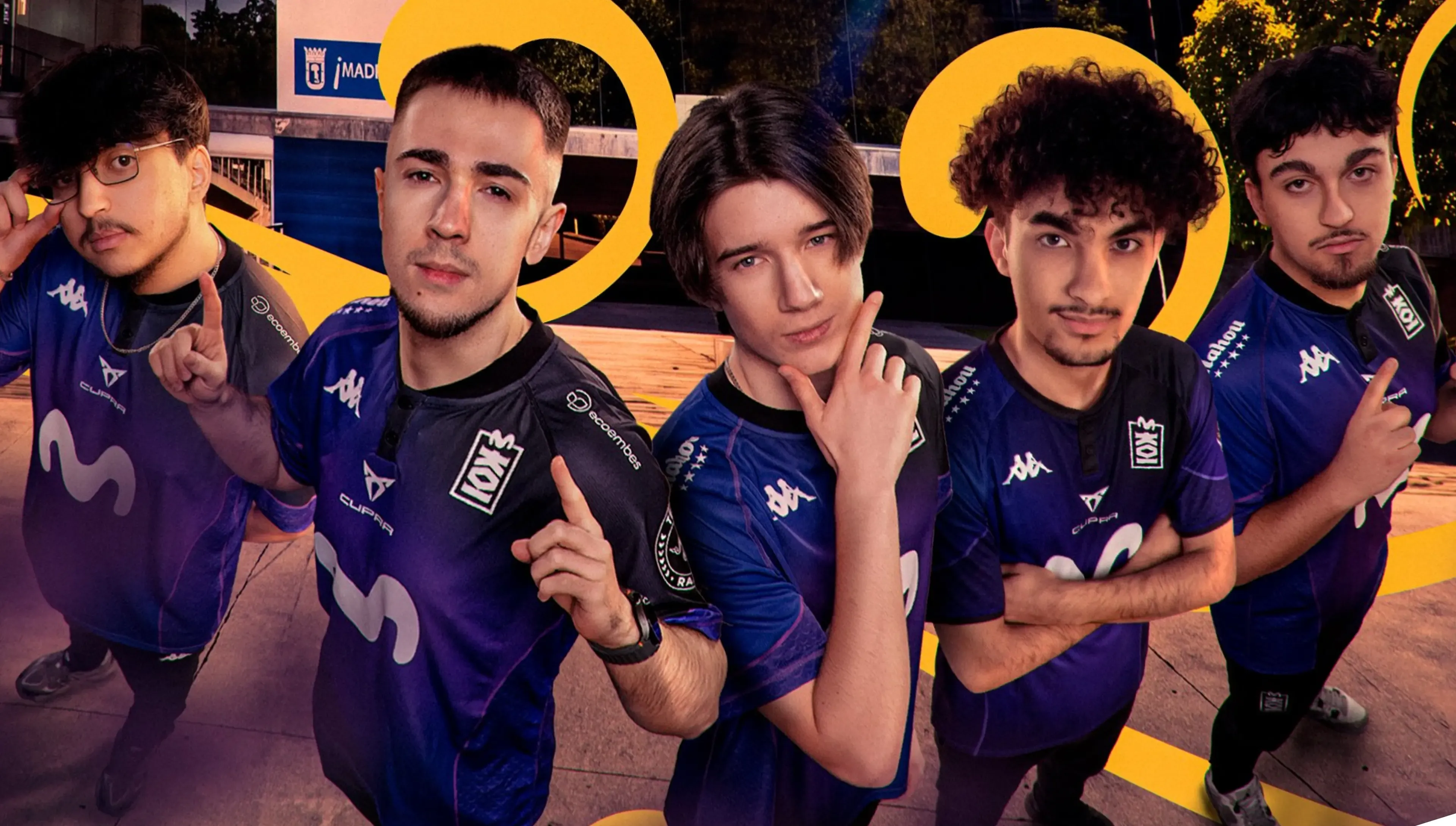 Movistar KOI Fénix roster. Credit: Movistar KOI