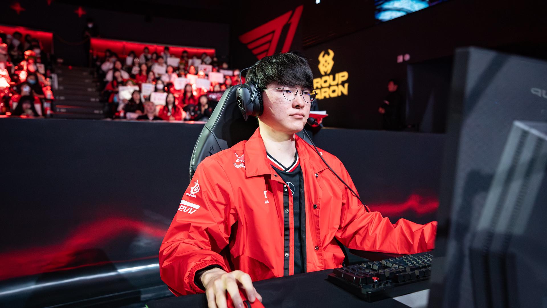 Faker on stage