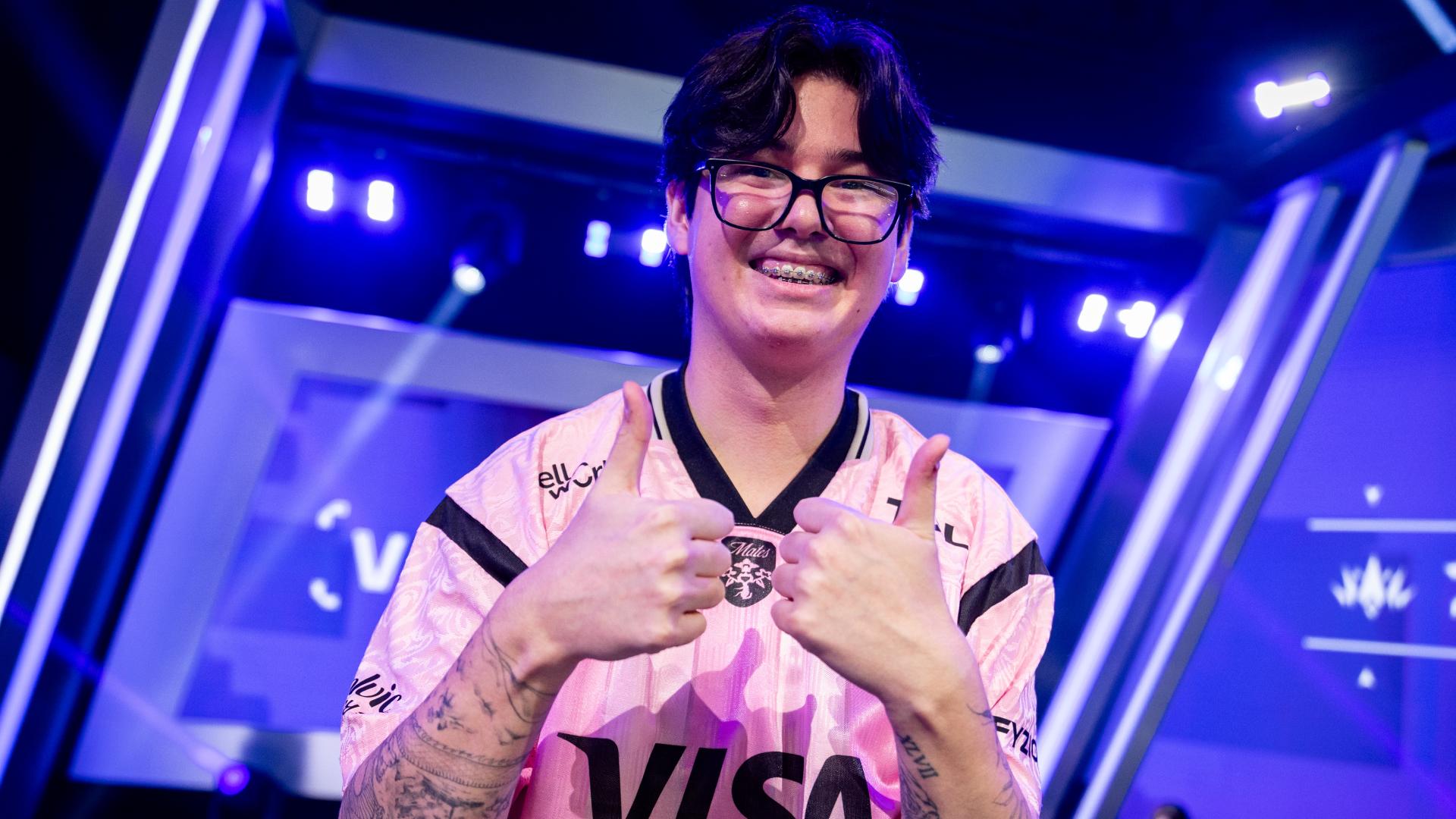 GLYPH during the game against BBL Esports. Credit: Wojciech Wandzel/Riot Games