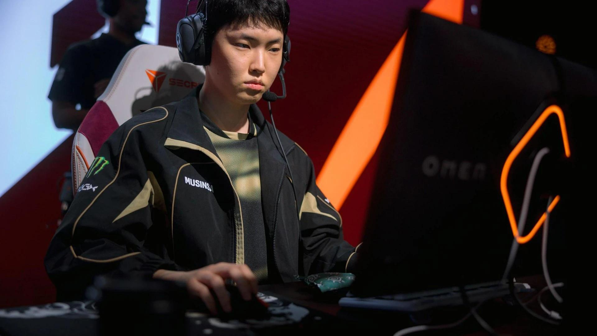 Chovy and Gen.G Esports won their first match against JD Gaming. Credit: Bruno Alvares/Riot Games