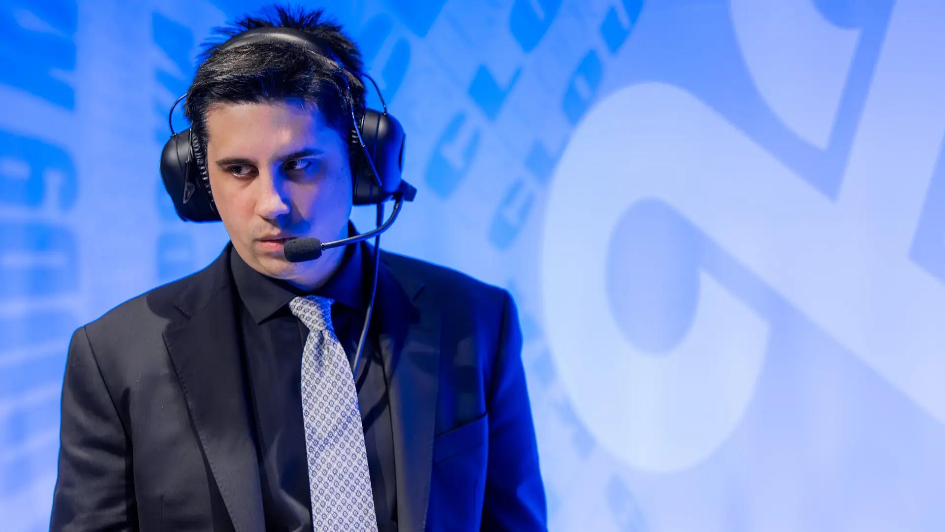 IWDominate on stage for C9. Image credit: Photo by Christian Stefan Wisnoski / Riot Games