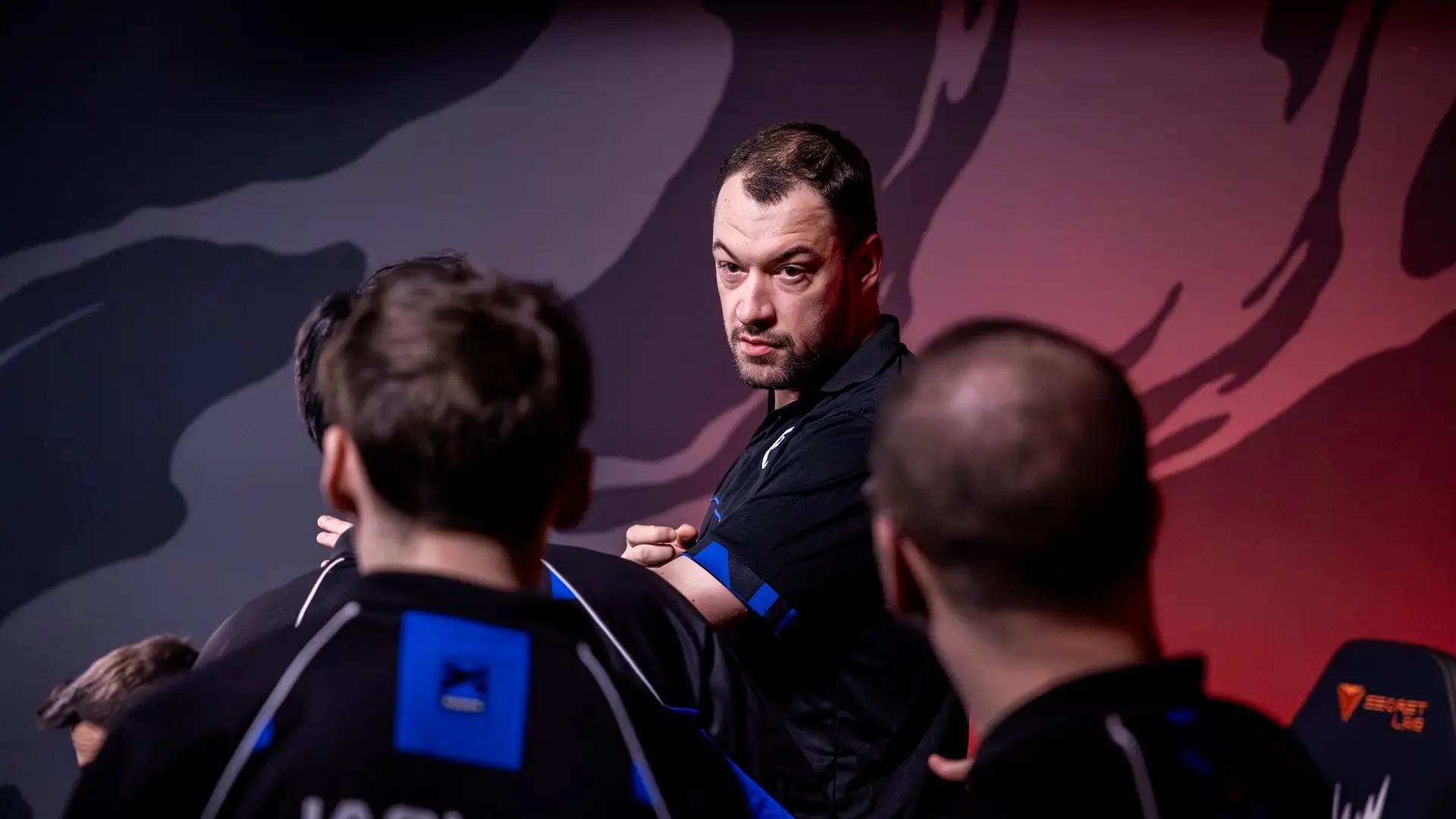 André "Guilhoto" Guilhoto, head coach of GIANTX. Photo Credit: Sasha Safronova/Riot Games