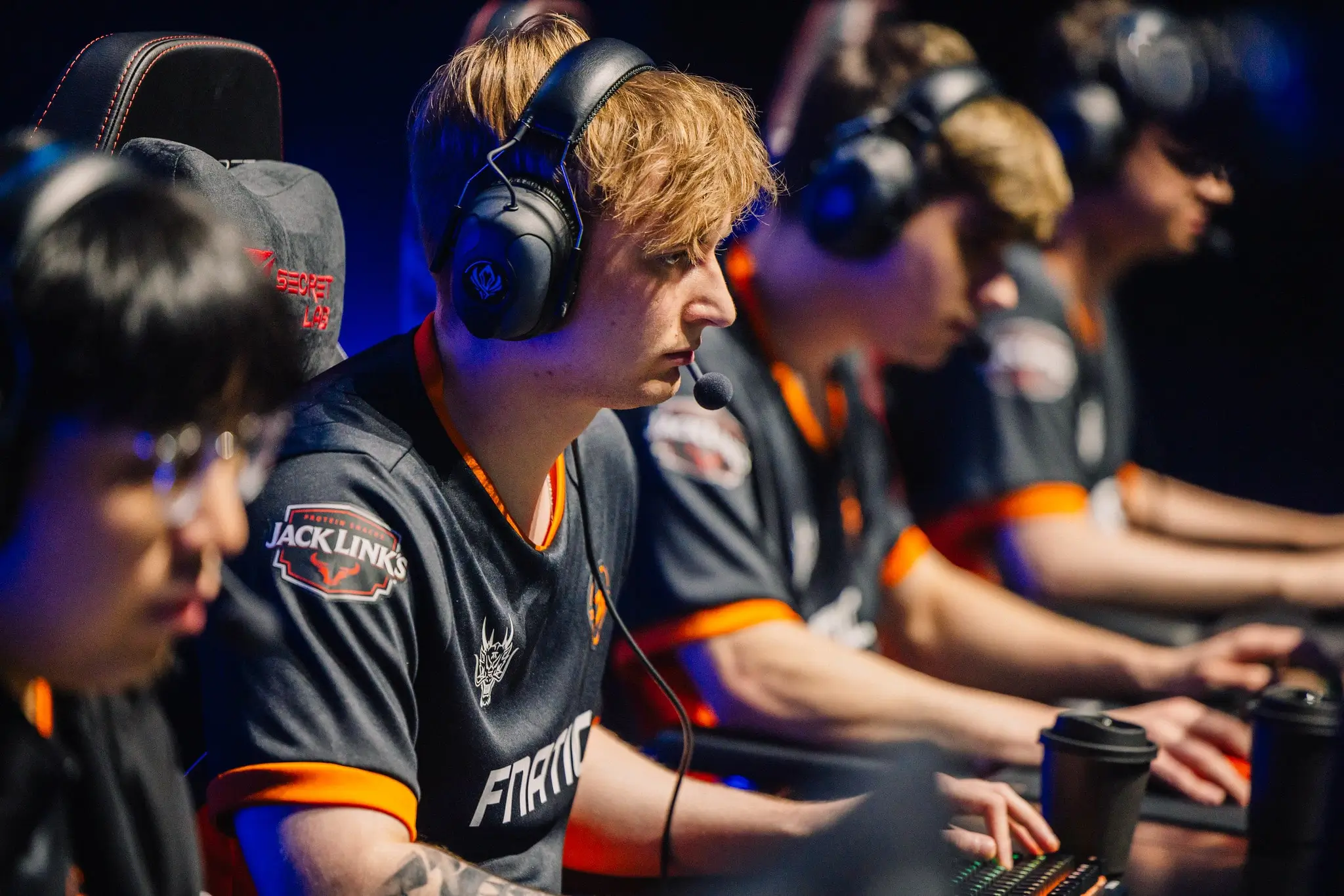 Marek "Humanoid" Brázda playing at MSI 2024 with Fnatic.