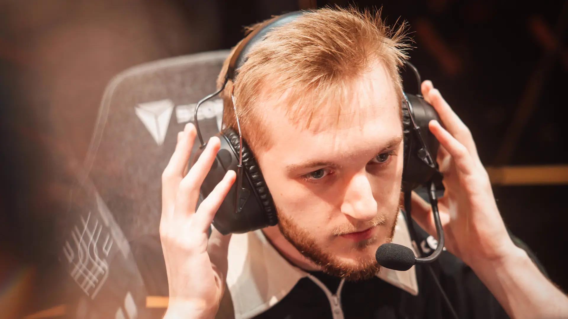 Denathor at the LCS studio. Image credit: Photo by Colin Young-Wolff / Riot Games