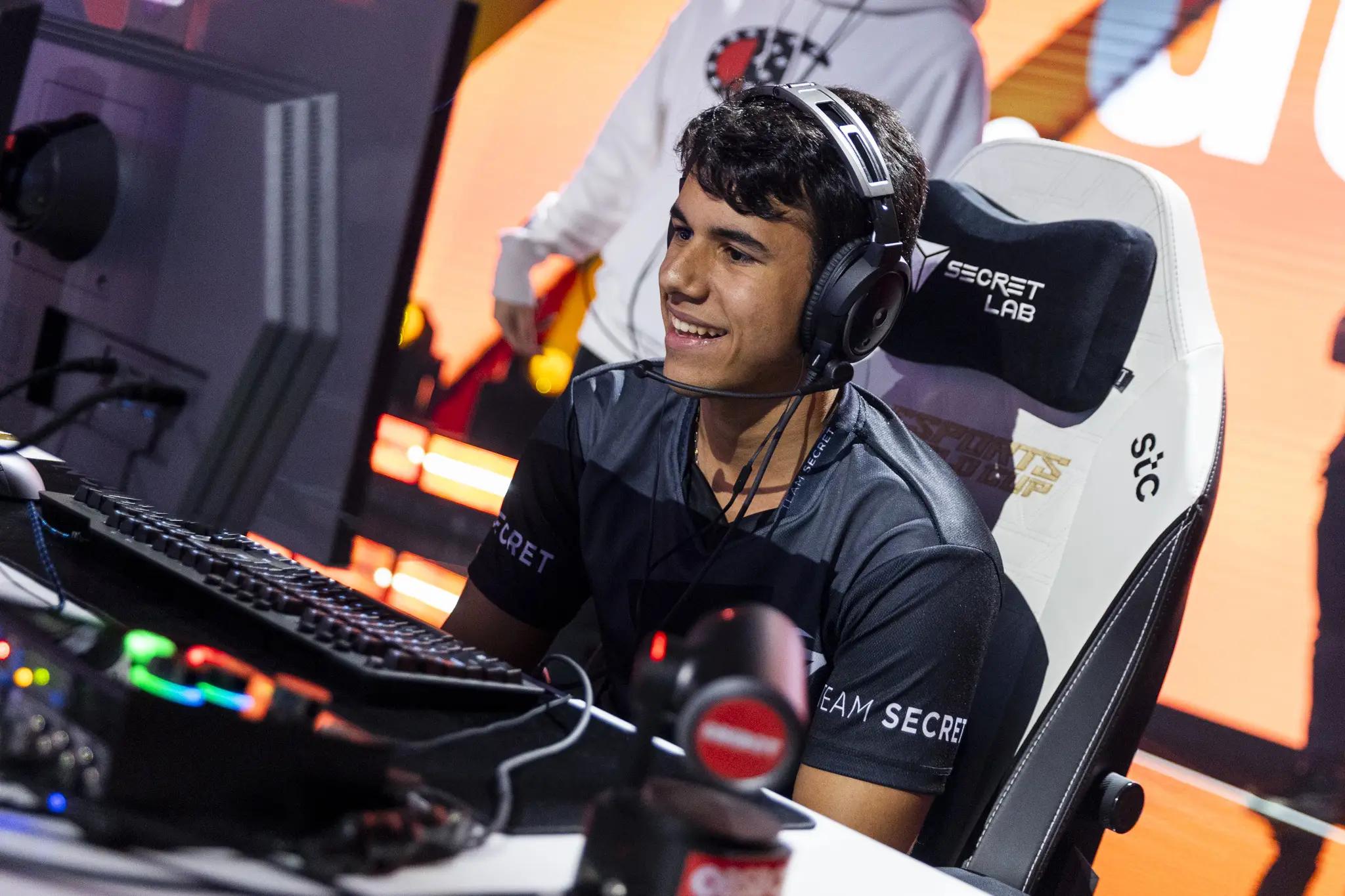 Motta competing at the Esports World Cup 2025 Credit: Viola Schuldner | EWC