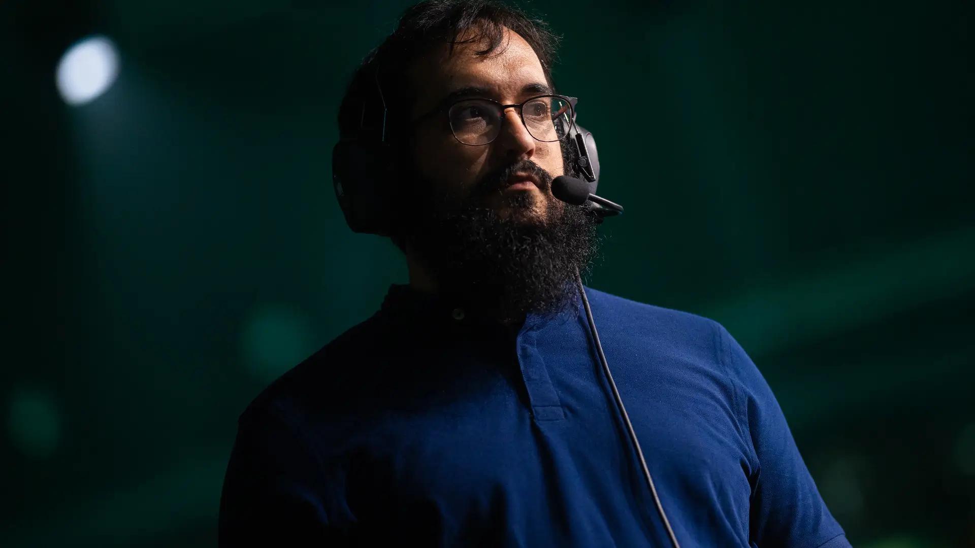 Tomás "Melzhet" Campelos Fernández, entrenador principal de Movistar KOI en los Mundiales de 2025
